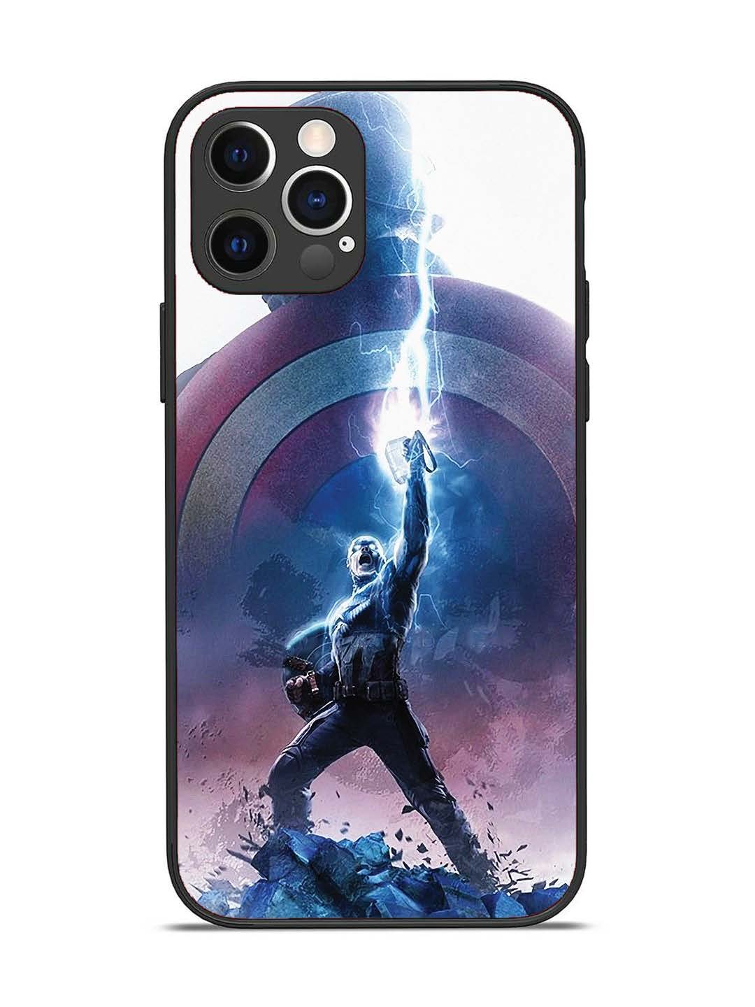 iPhone 12 Pro captain-america-thor-hammer-lightning