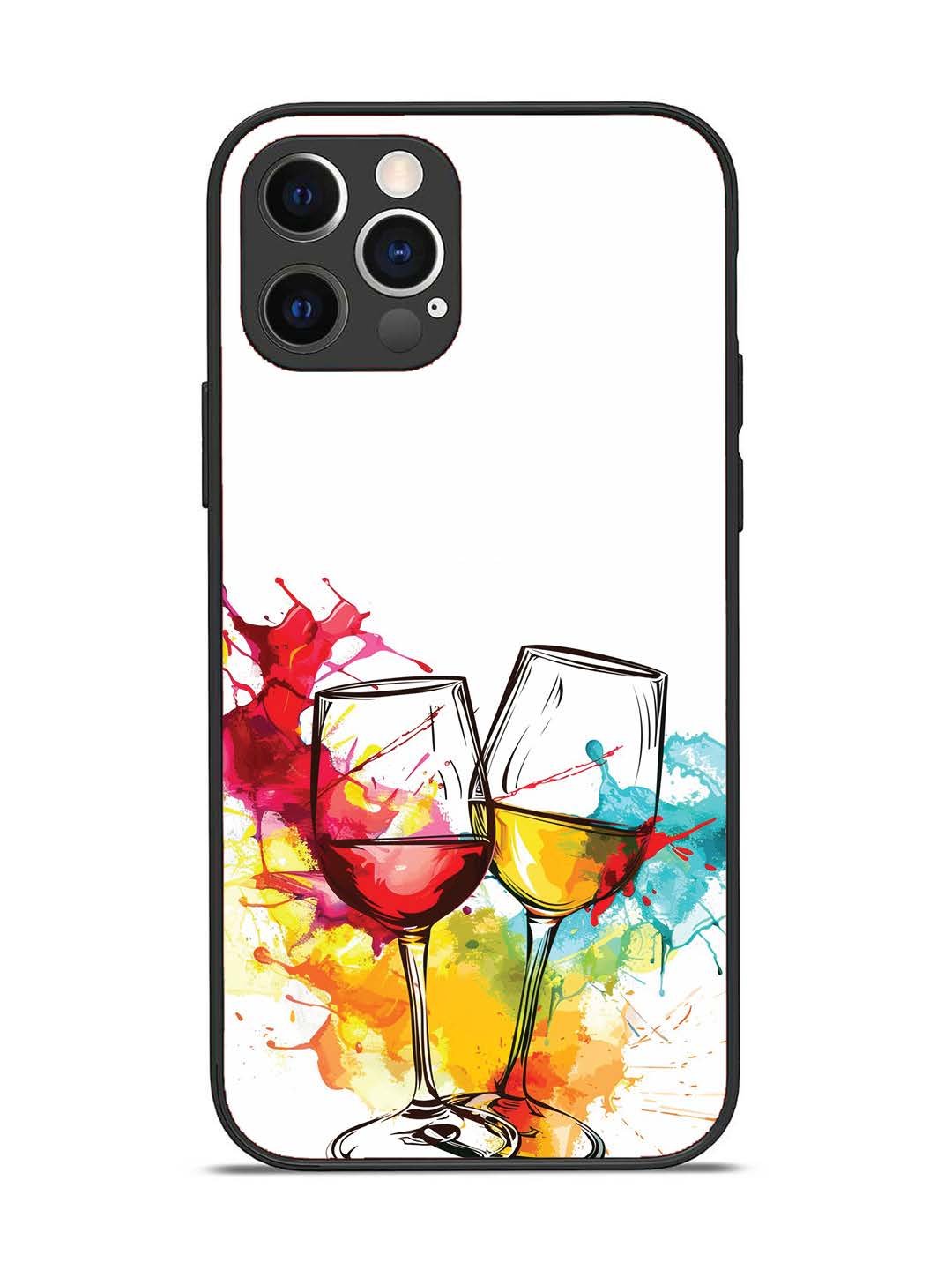 iPhone 12 Pro Colorful wine glasses