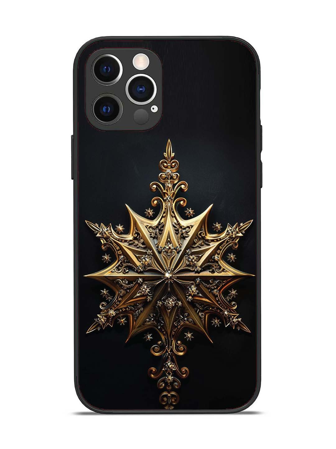iPhone 12 Pro Ornate Golden Star