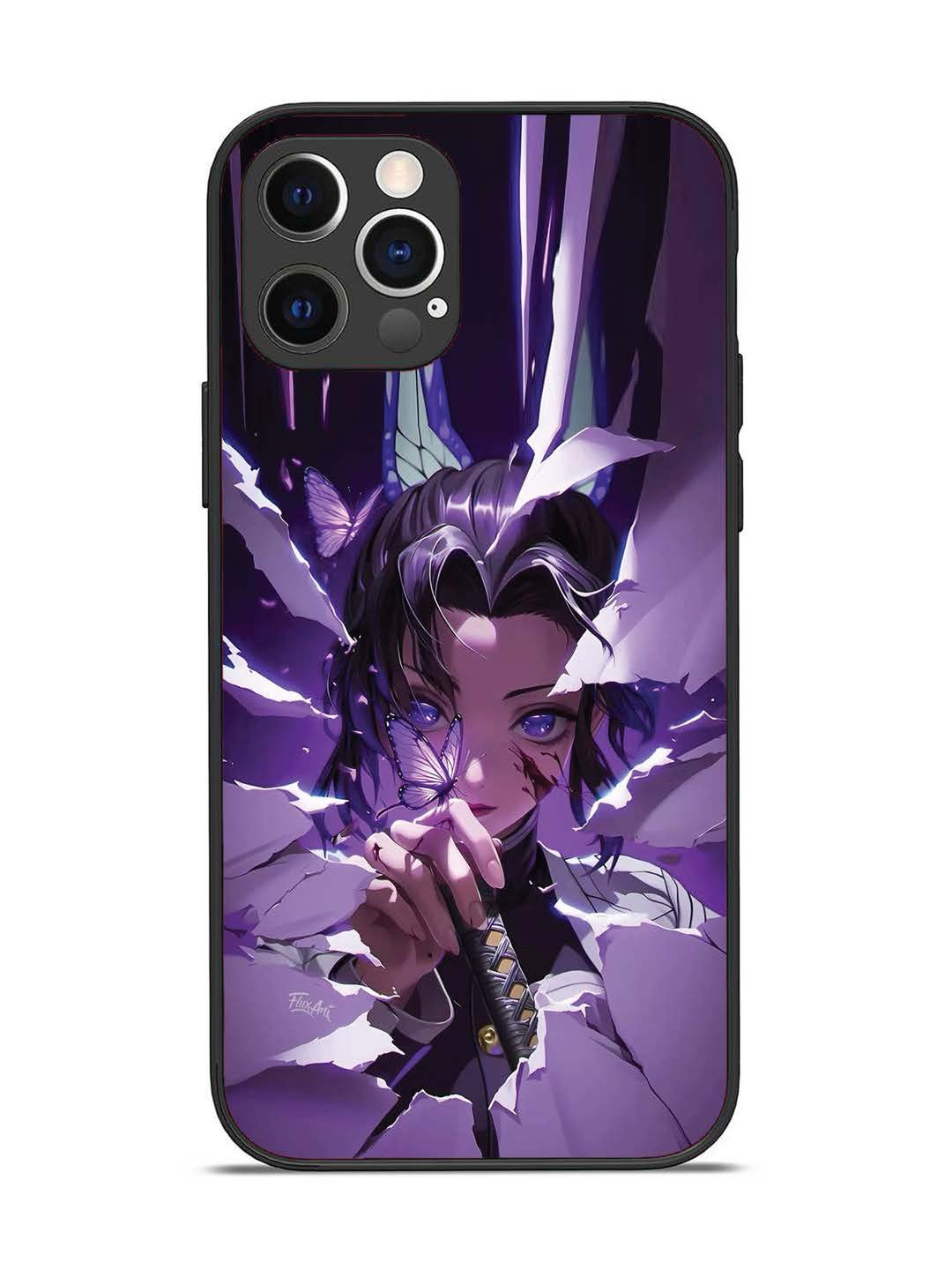 iPhone 12 Pro Purple Butterfly Hashira
