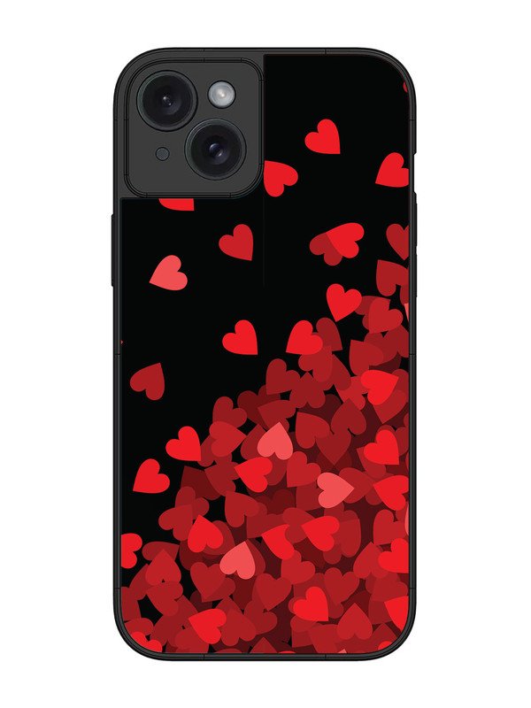 iPhone 15 Plus Red Hearts