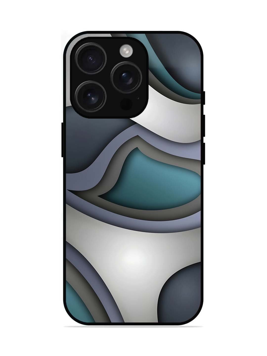 iPhone 16 pro Slate Blue Gradient Wave