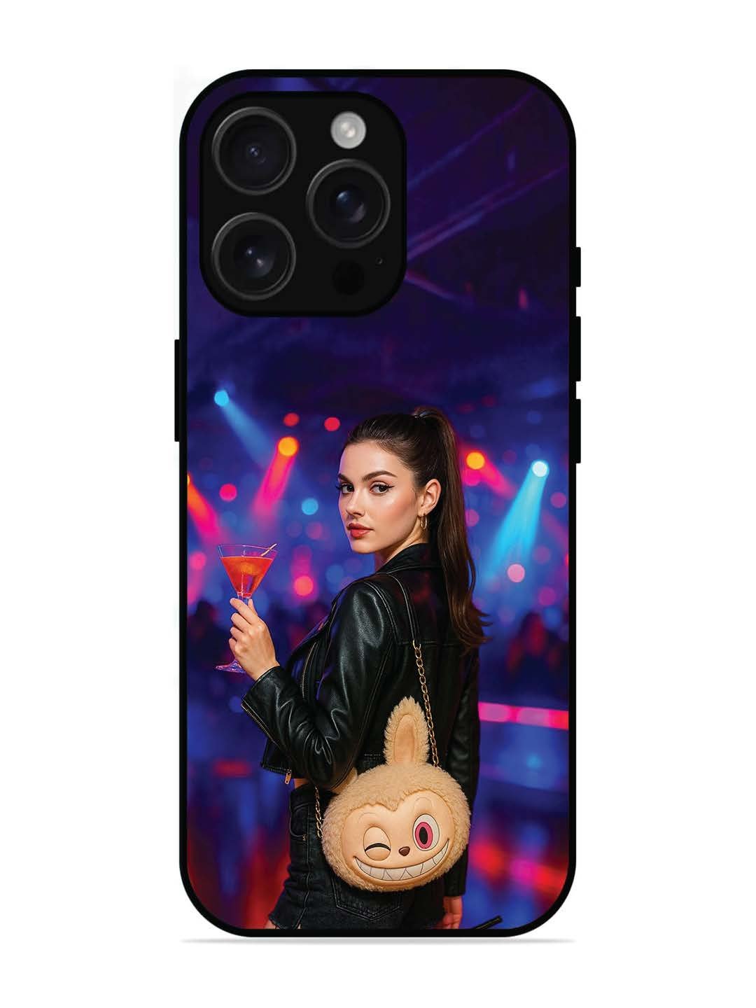 iPhone 16 pro max Girl with Labubu Purs