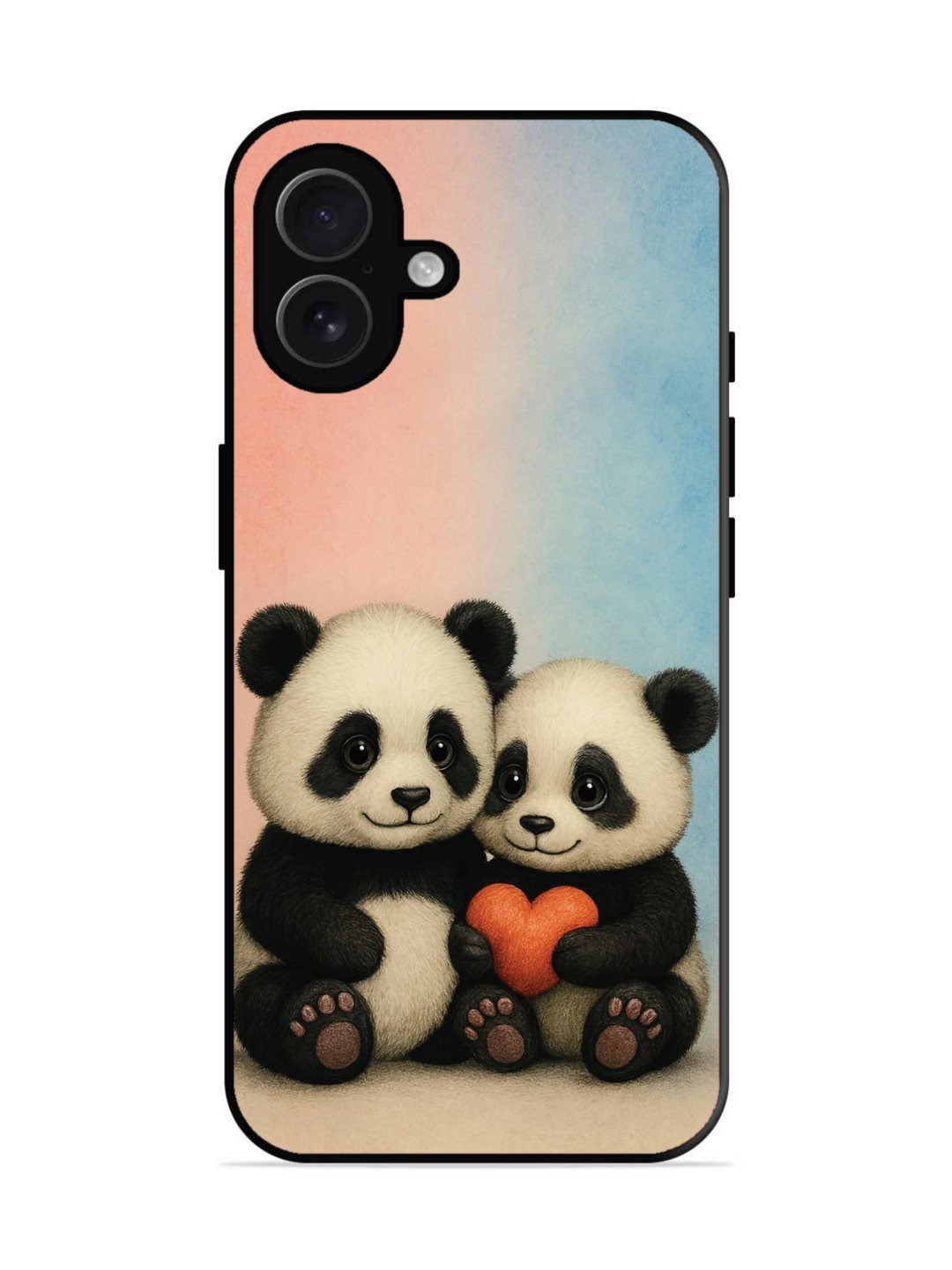 iPhone 16 plus Cute Baby Pandas