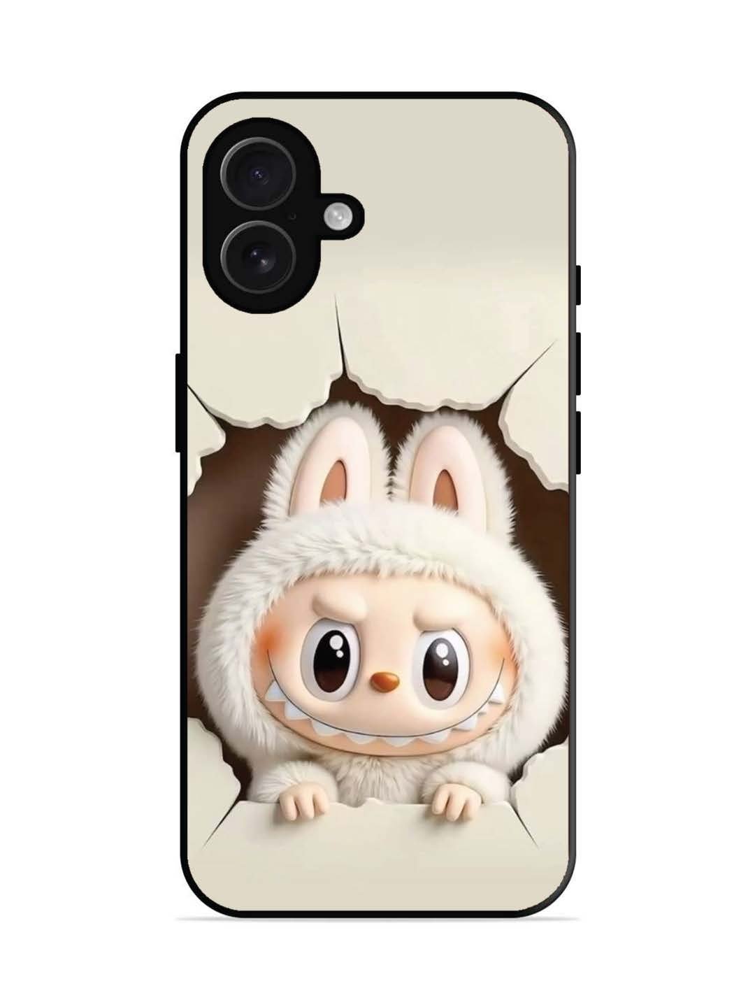 iPhone 16 plus Labubu from Cracked Wall
