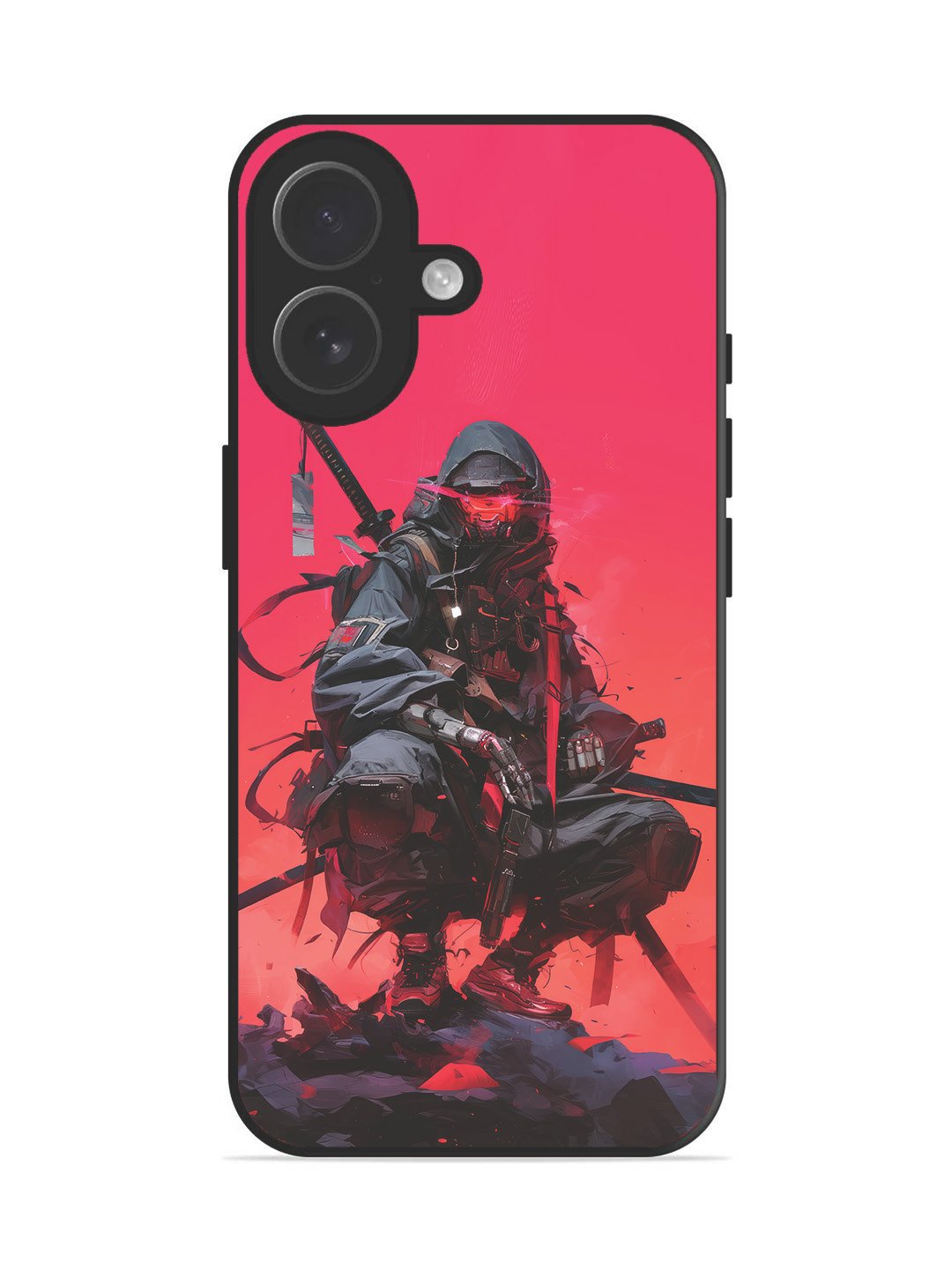 iPhone 17 Cyberpunk Ninja Katana