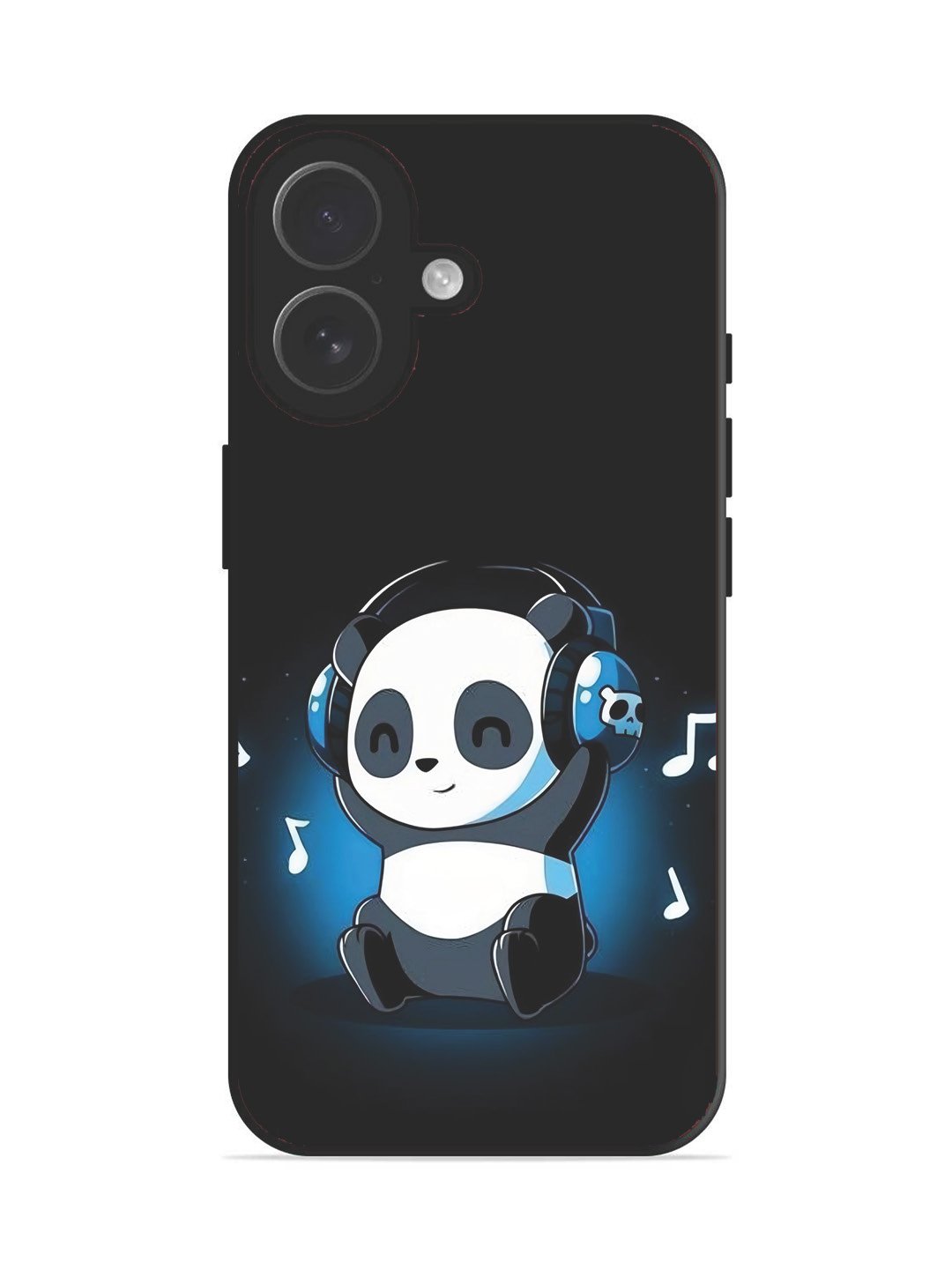 iPhone 17 Panda Listening Music