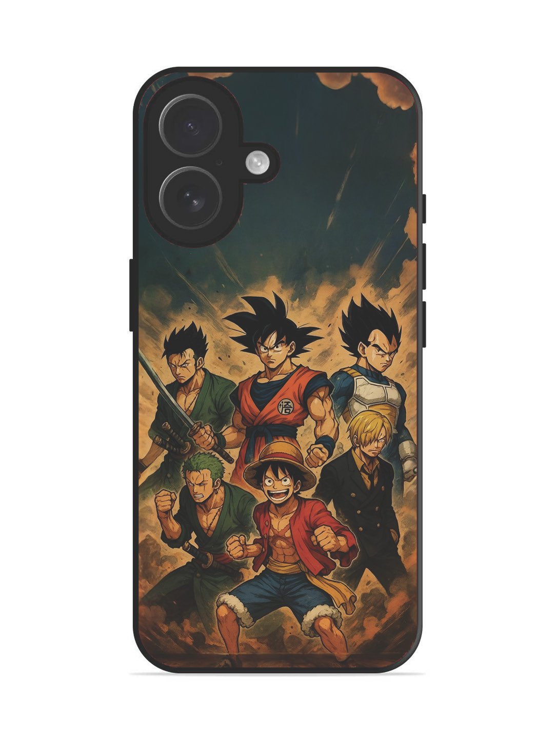 iPhone 17 OnePiece n Dragon Ball Z in one team