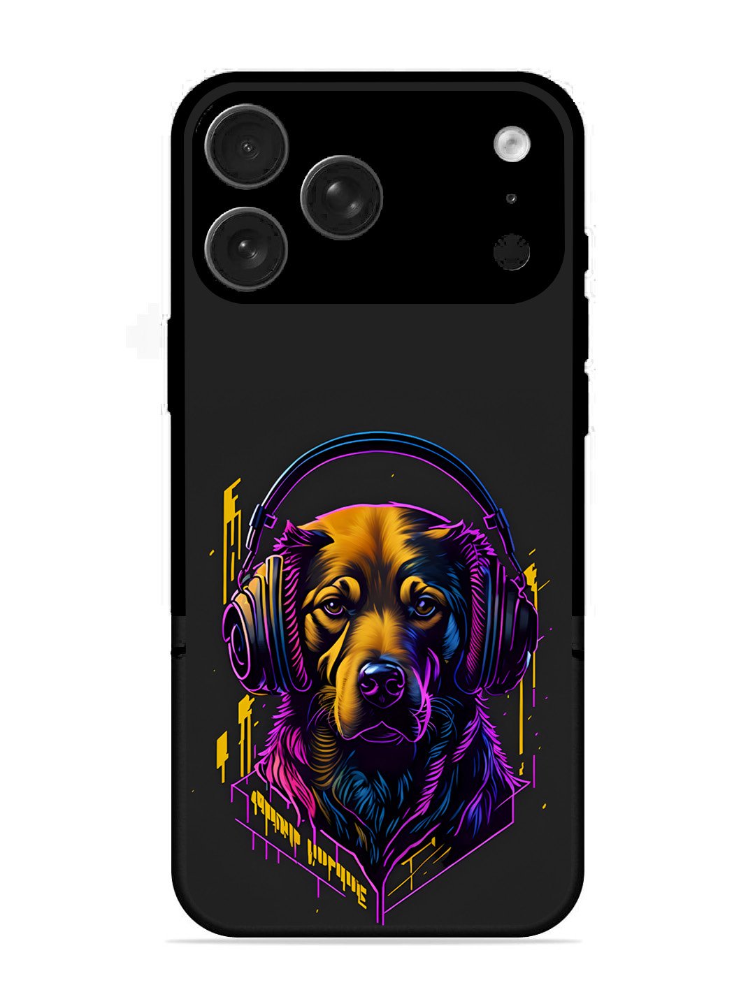 iPhone 17 Pro Max Music Lover Dog