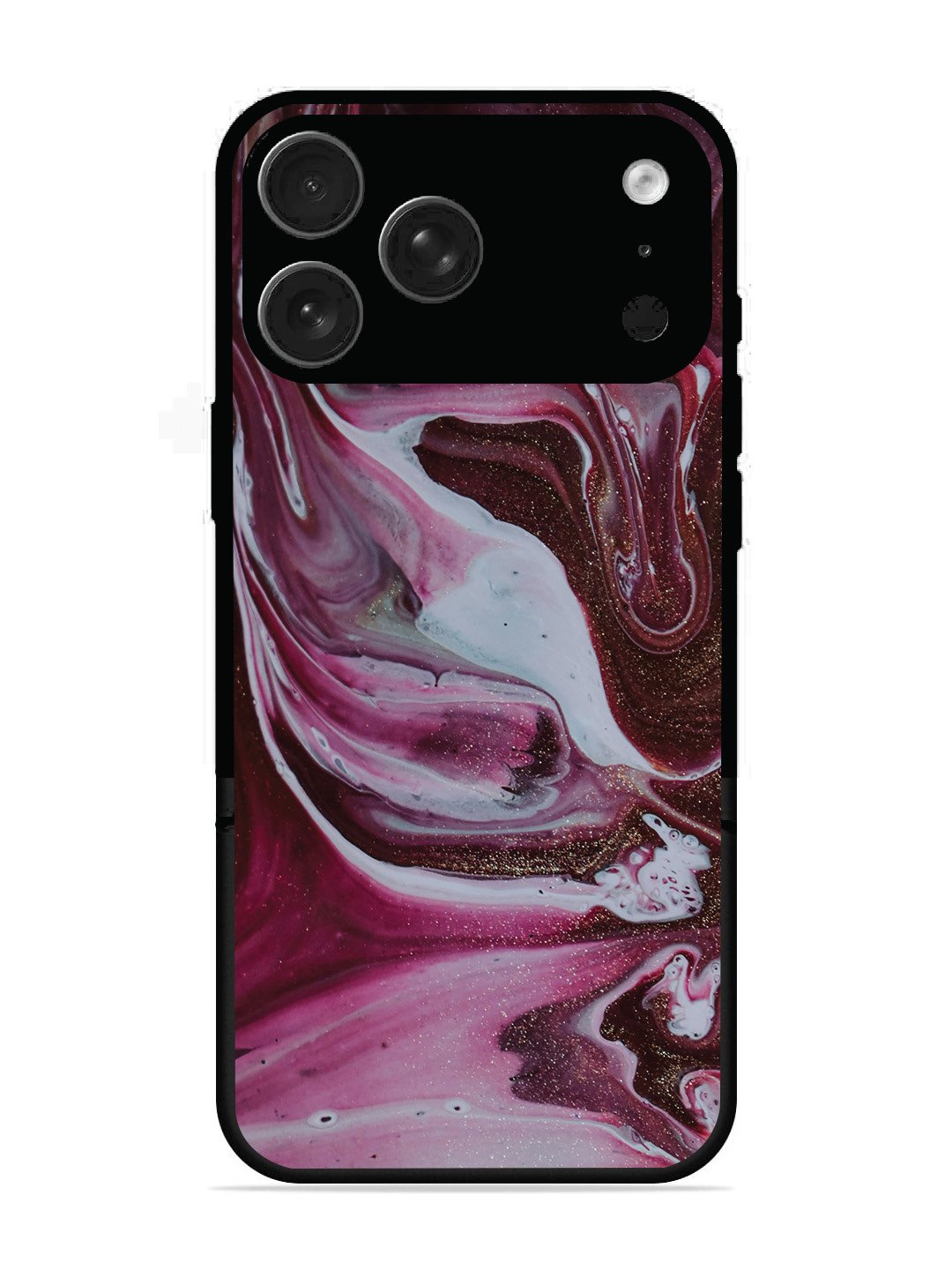 iPhone 17 Pro Max Pink And Golden Marble