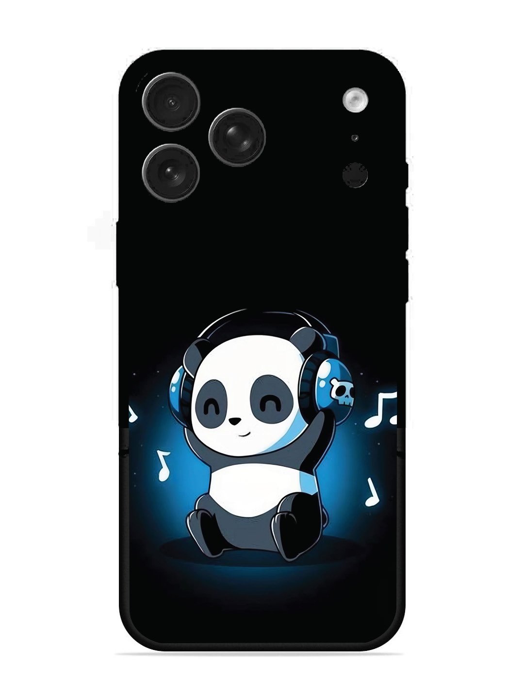 iPhone 17 Pro Max Panda Listening Music