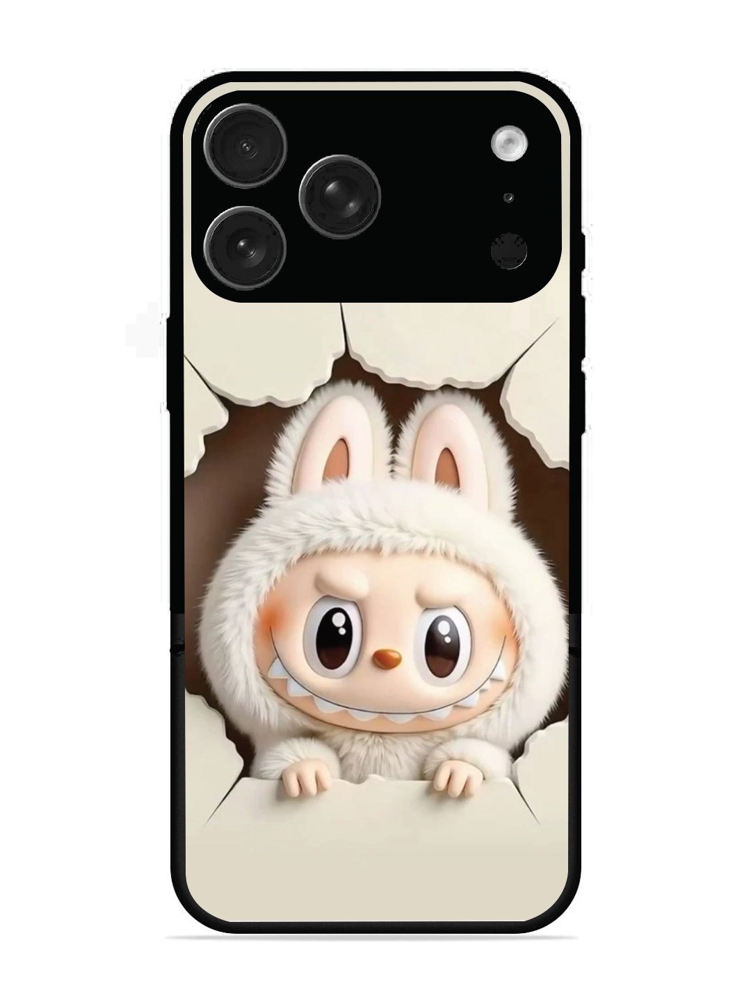 iPhone 17 Pro Max Labubu from Cracked Wall