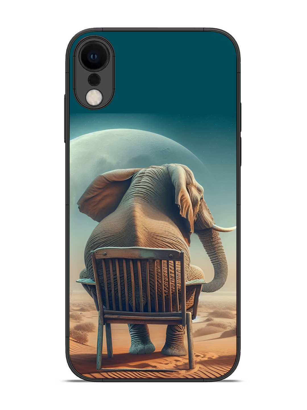iPhone X Baby Elephant om chair