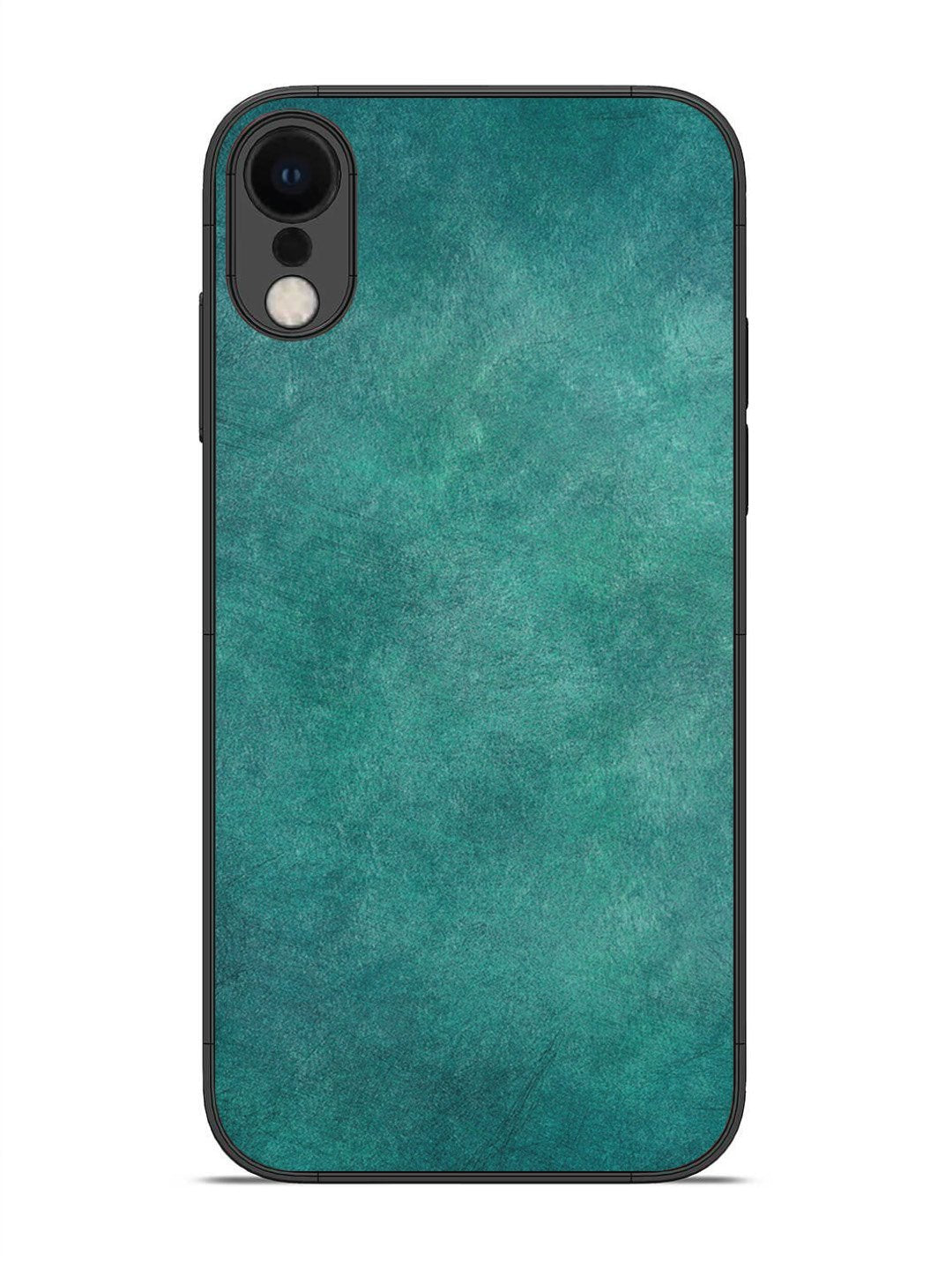 iPhone XR Jungle green with Scratches Marble