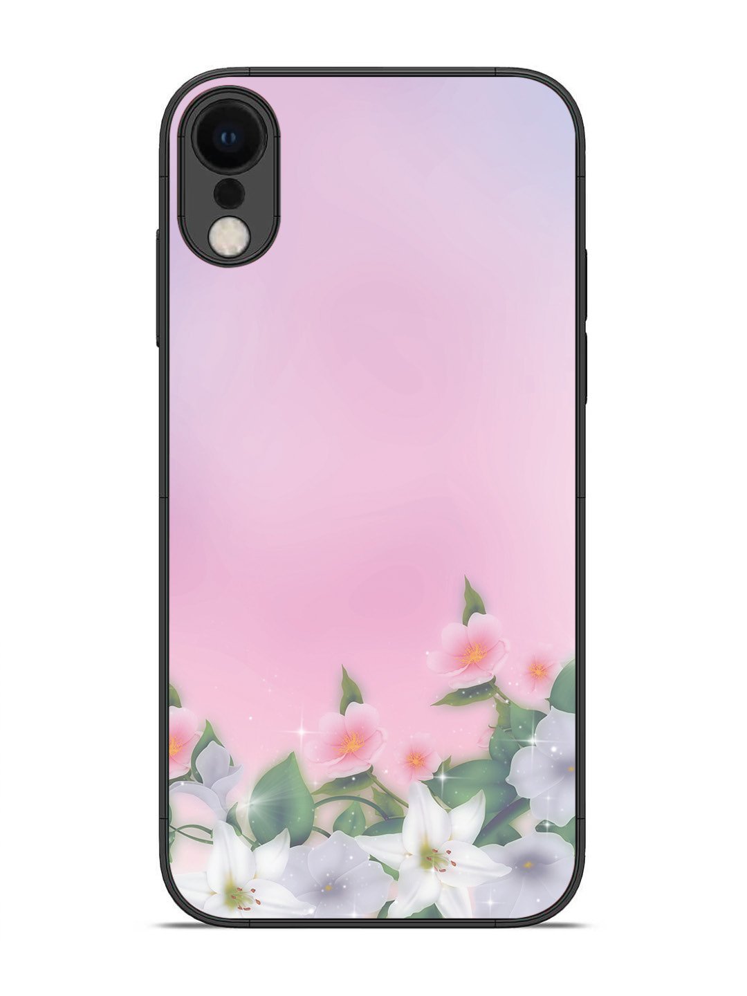 iPhone XR Pink Floral Elegance