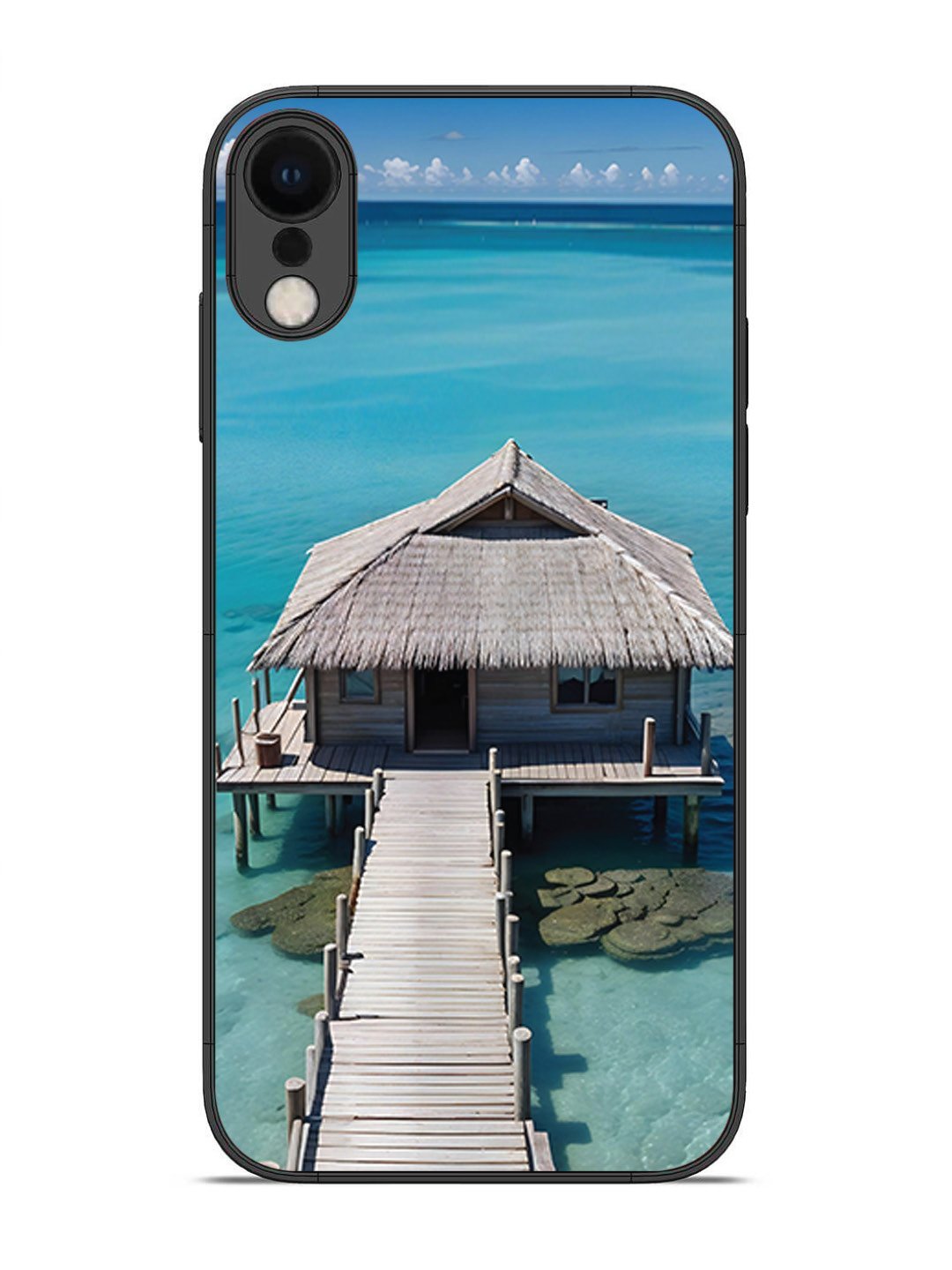 iPhone X Beach hut