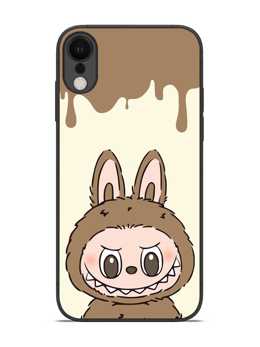 iPhone XR Labubu Closeup Chocolate