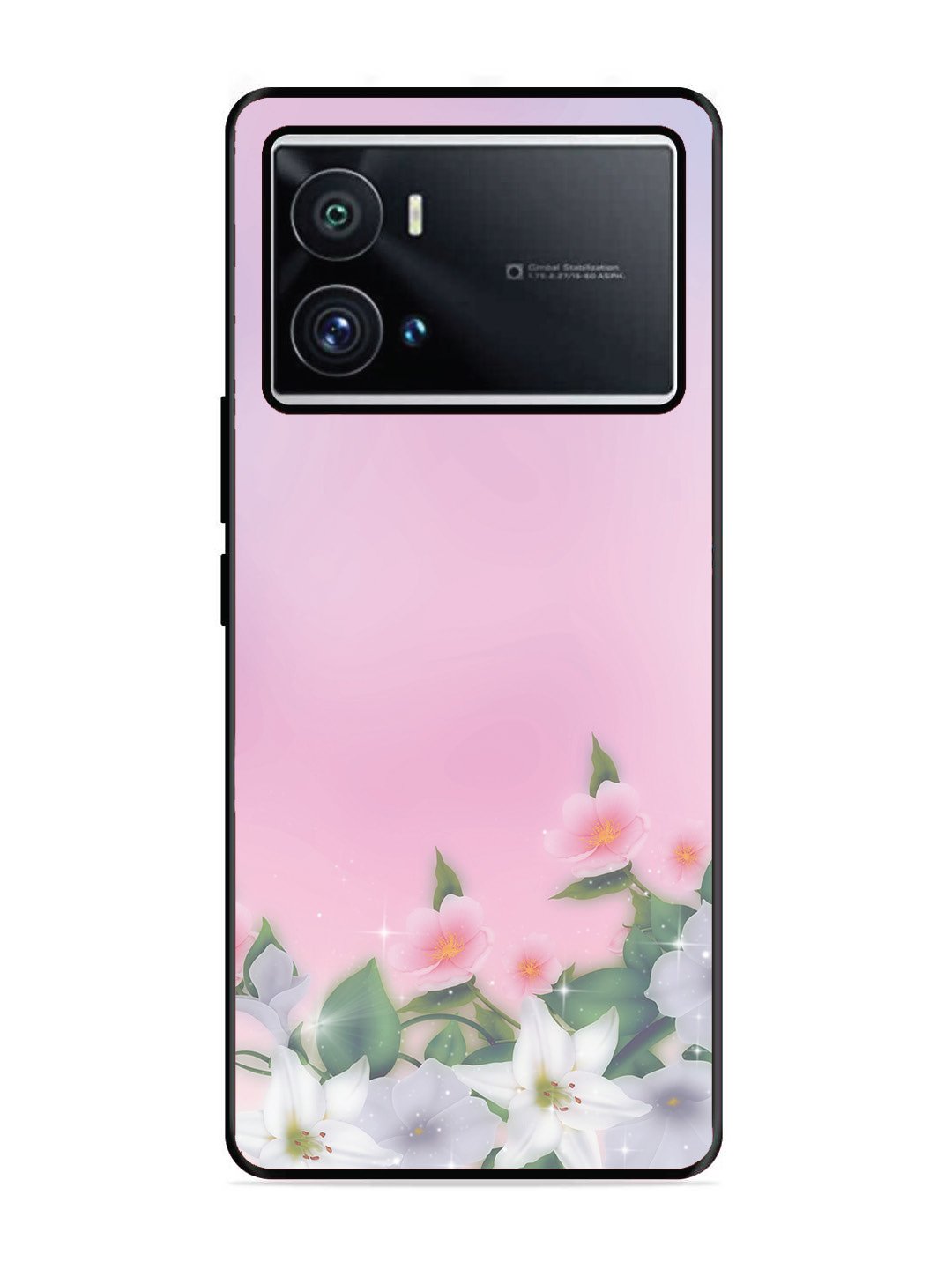 Iqoo 9 Pro Pink Floral Elegance