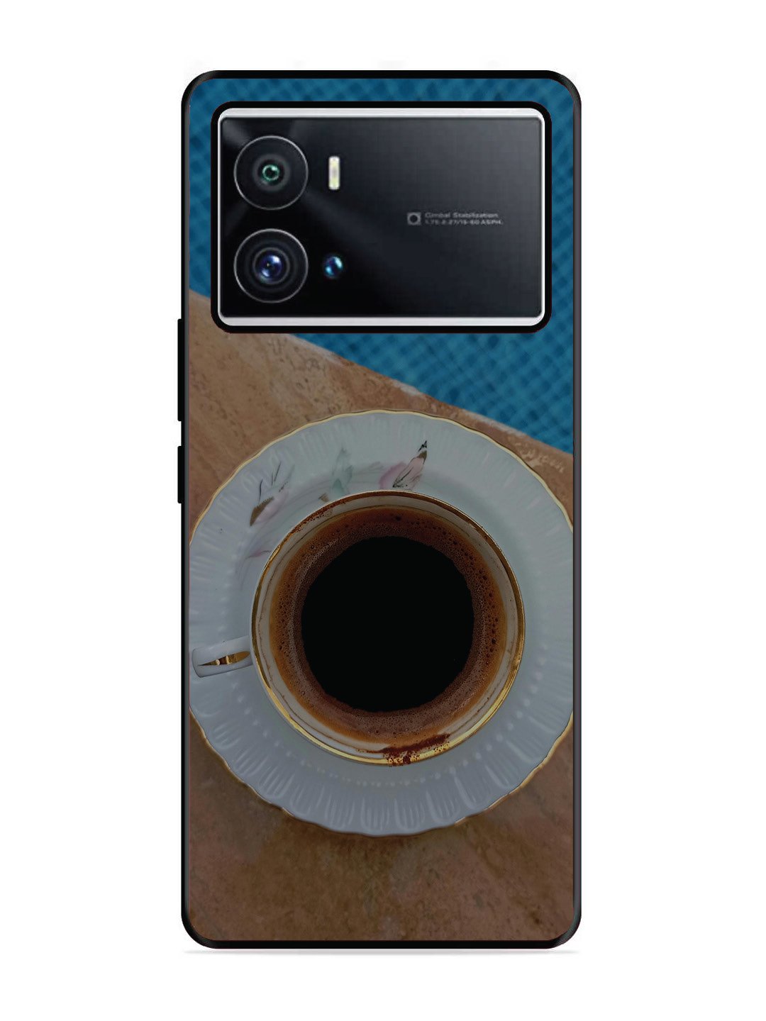 Iqoo 9 Pro Black Tea Cup Saucer