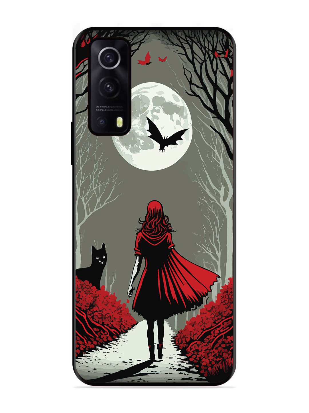 IQOO Z3 5G Scarlet Girl in Red Forest