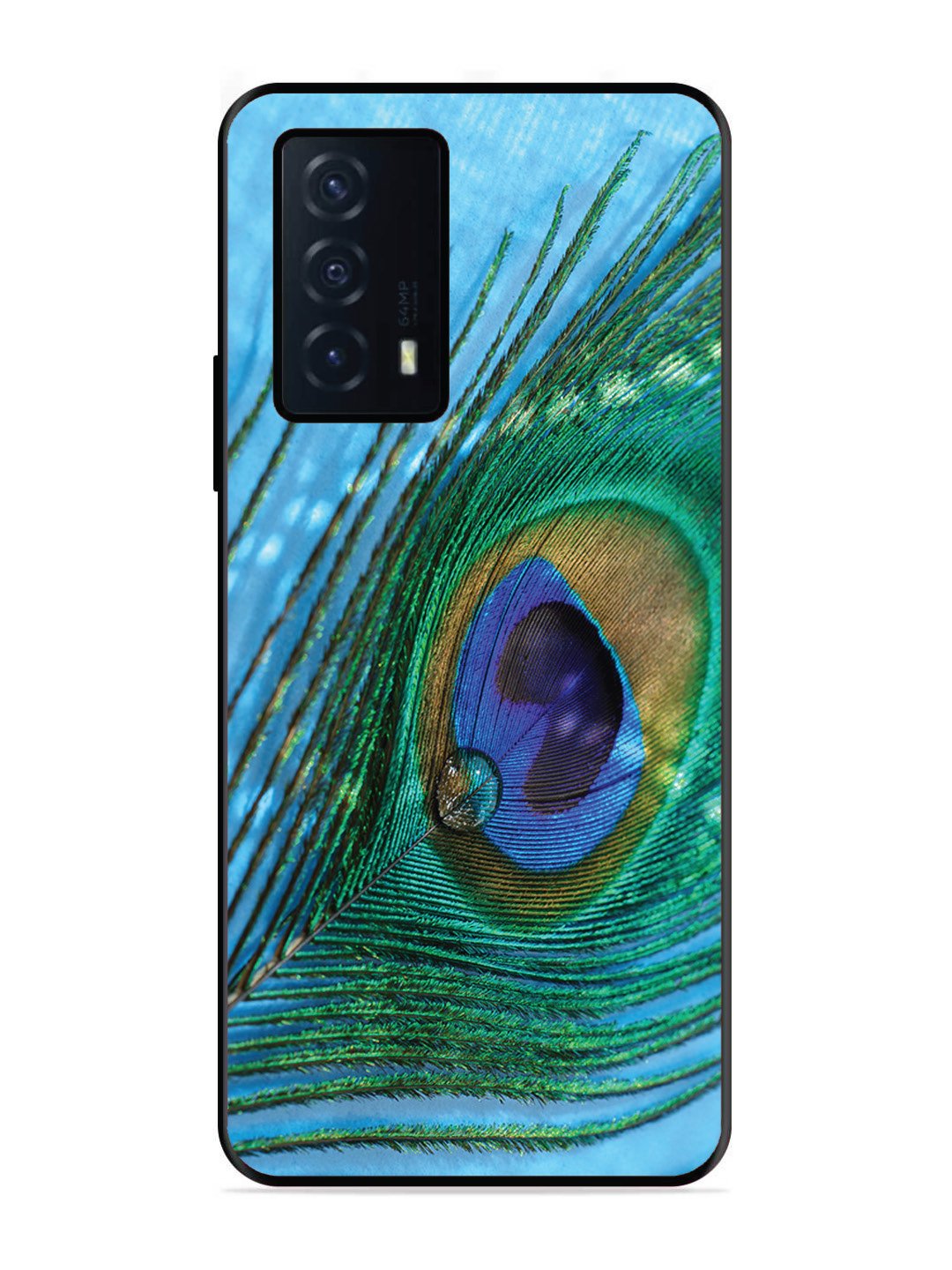 IQOO Z5 5G A drop on Peacock Feather