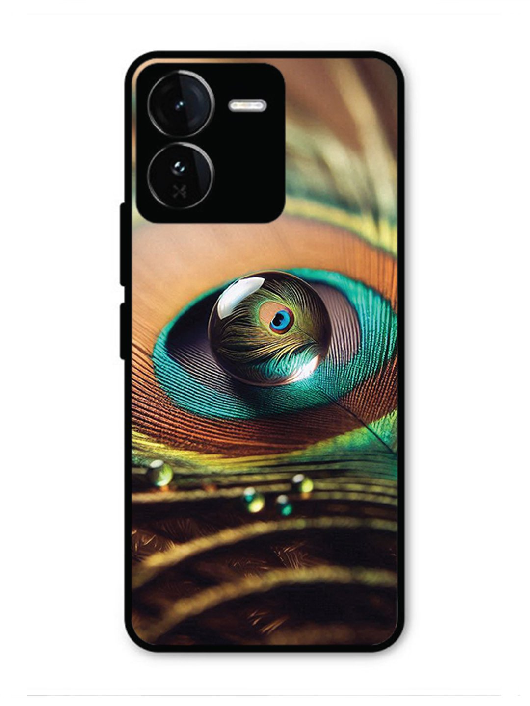 Iqoo Z9 5G Water Drop On Peacock Feather