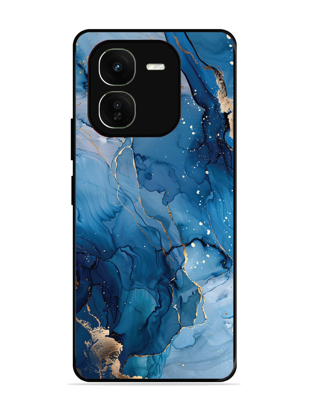 iqoo z9x 5g Oceanic Pattern with Golden Sprinkles