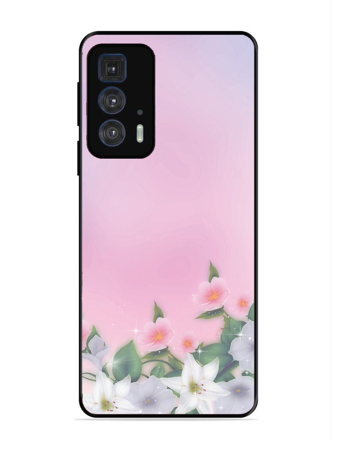 Motorola Moto Edge 20 Pro Pink Floral Elegance