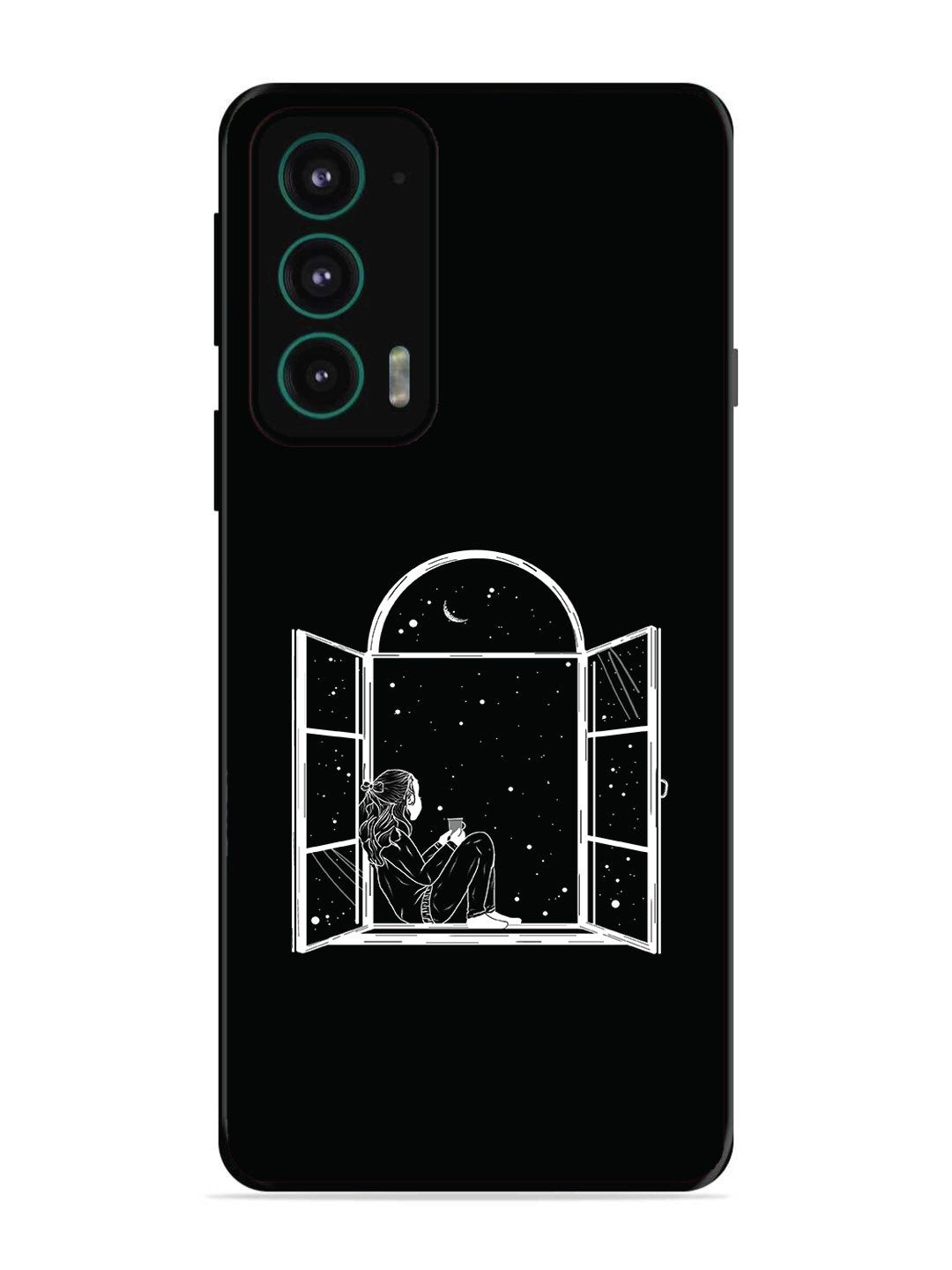 Motorola Moto Edge 20 Little Girl on Window