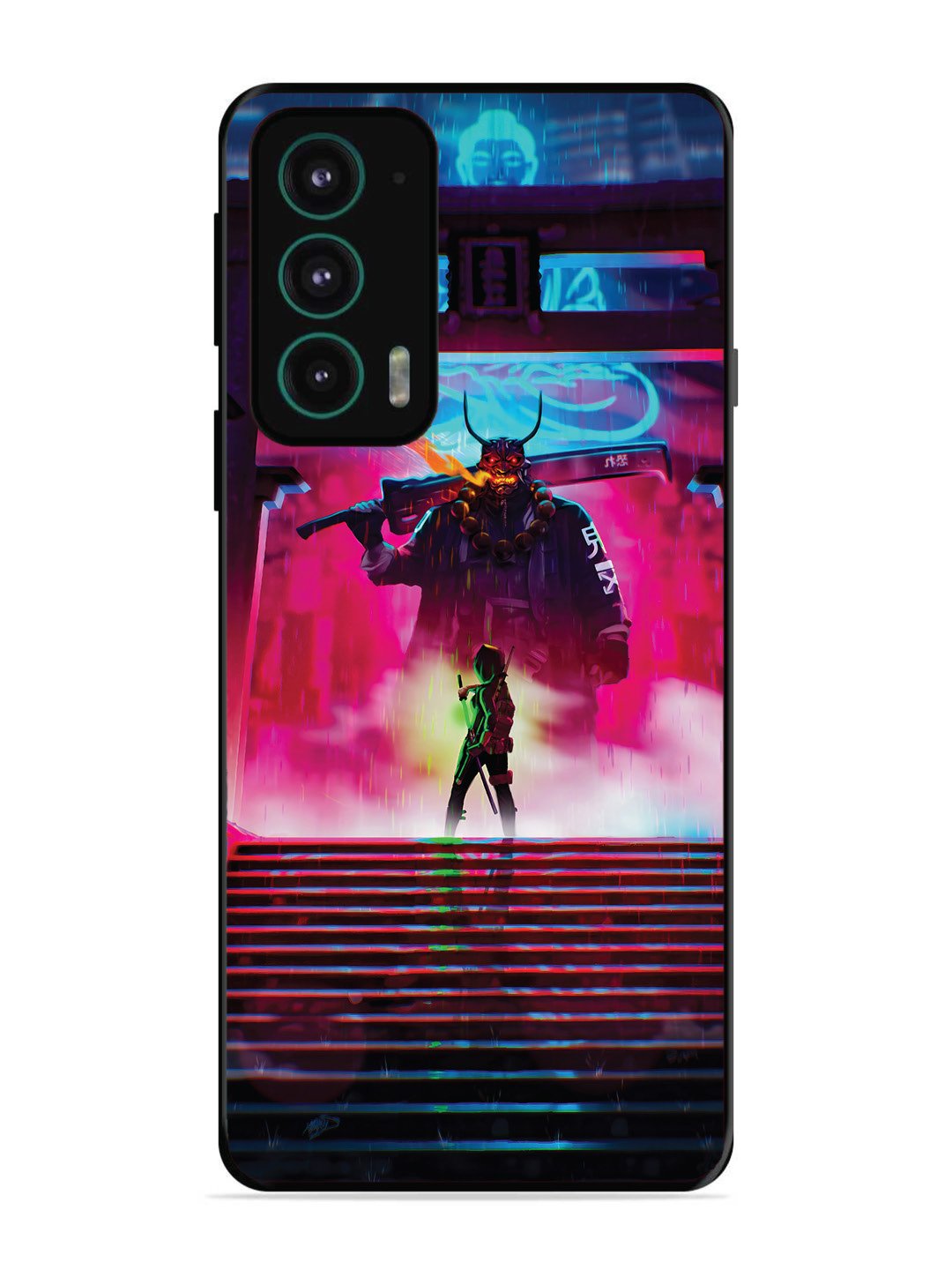 Motorola Moto Edge 20 Cyberpunk Yokai Monster