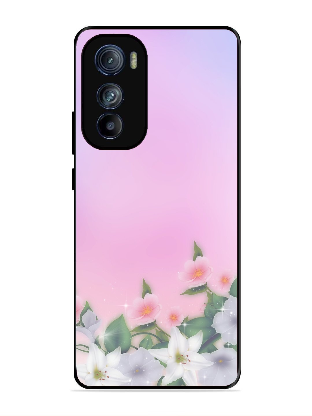 Motorola Moto Edge 30 Pink Floral Elegance