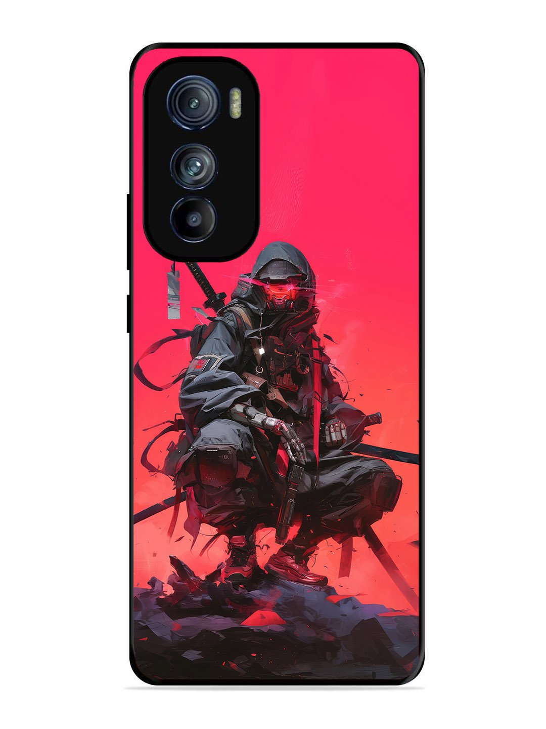 Motorola Moto Edge 30 Cyberpunk Ninja Katana