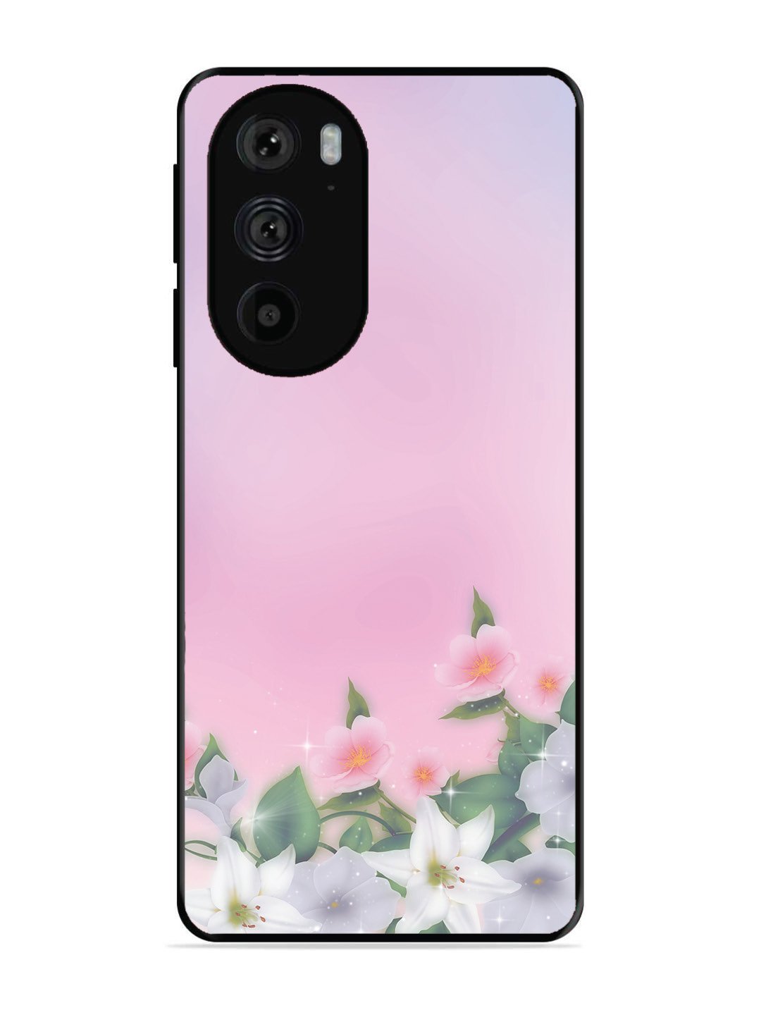 Motorola Moto Edge 30 Pro Pink Floral Elegance