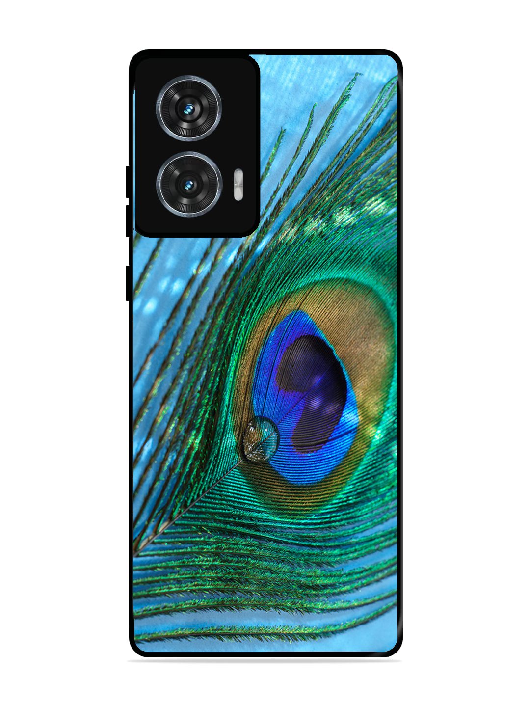 Motorola Edge 50 Fusion A drop on Peacock Feather