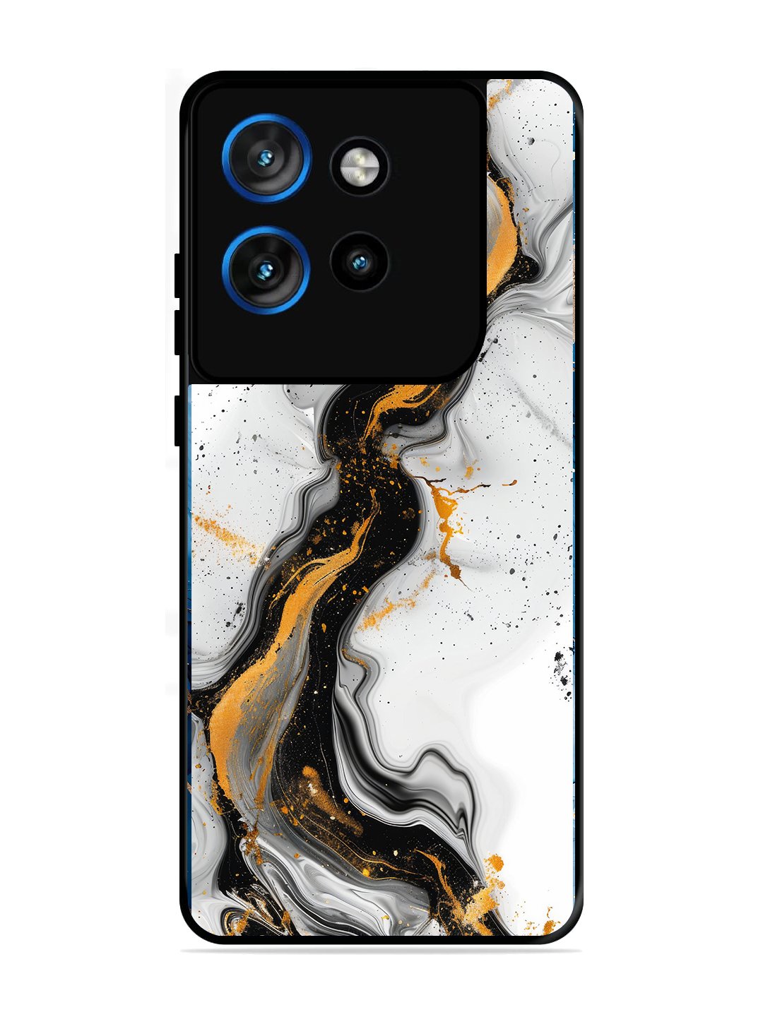 Motorola Edge 50 NEO Black And Golden Marble Essence