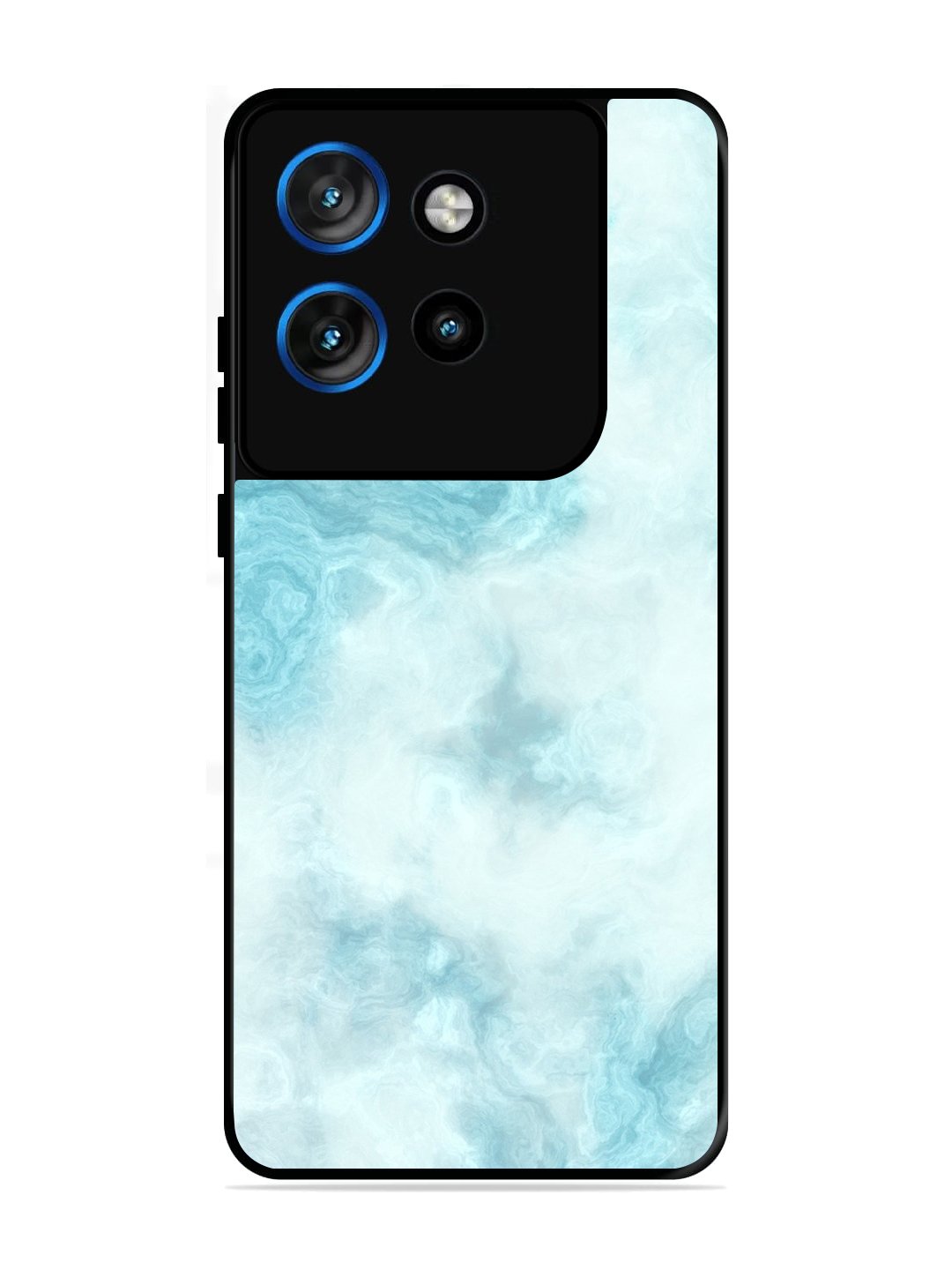 Motorola Edge 50 NEO Light Blue with White Ocean Marble