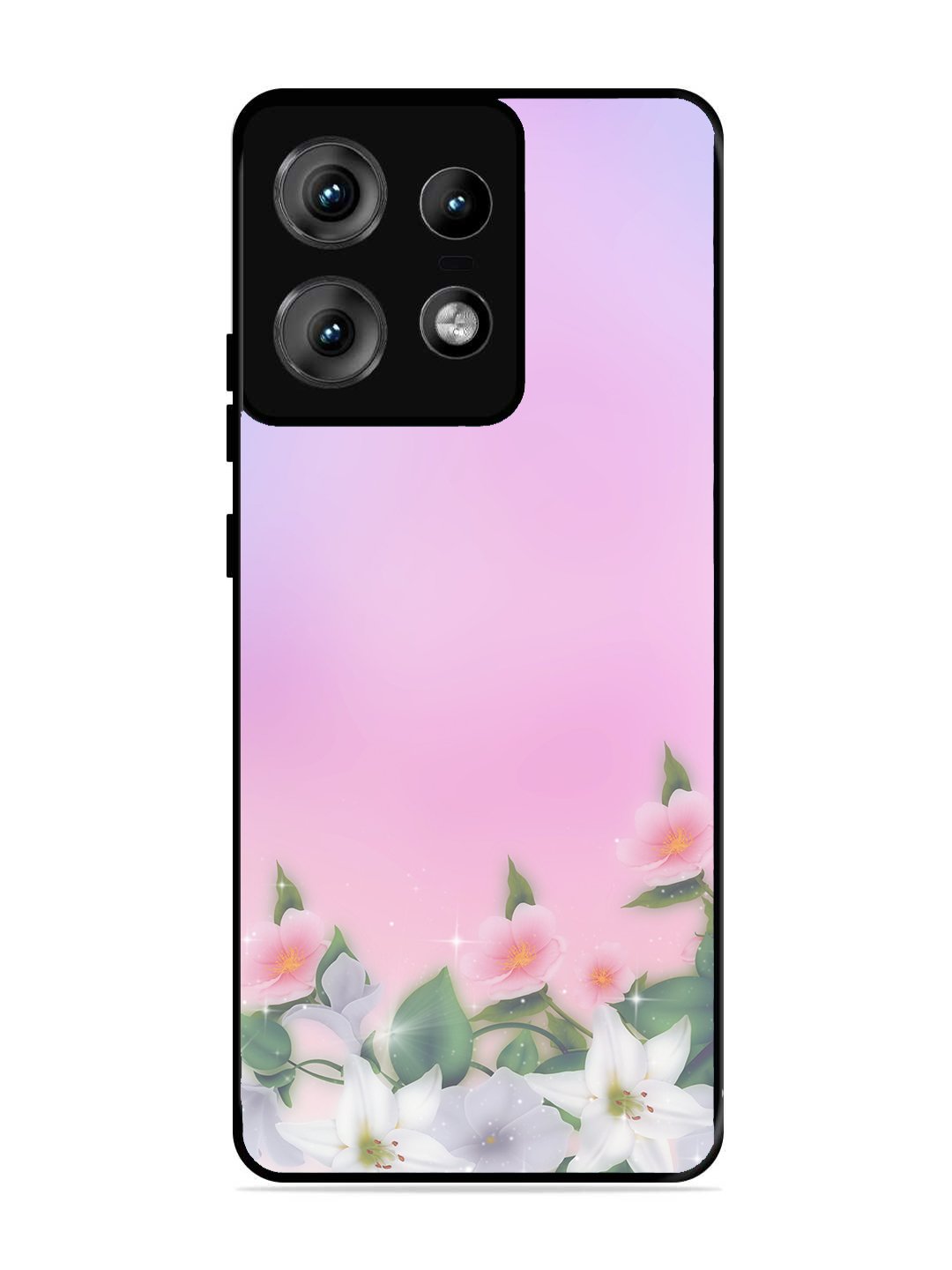 Motorola Edge 50 Pro Pink Floral Elegance