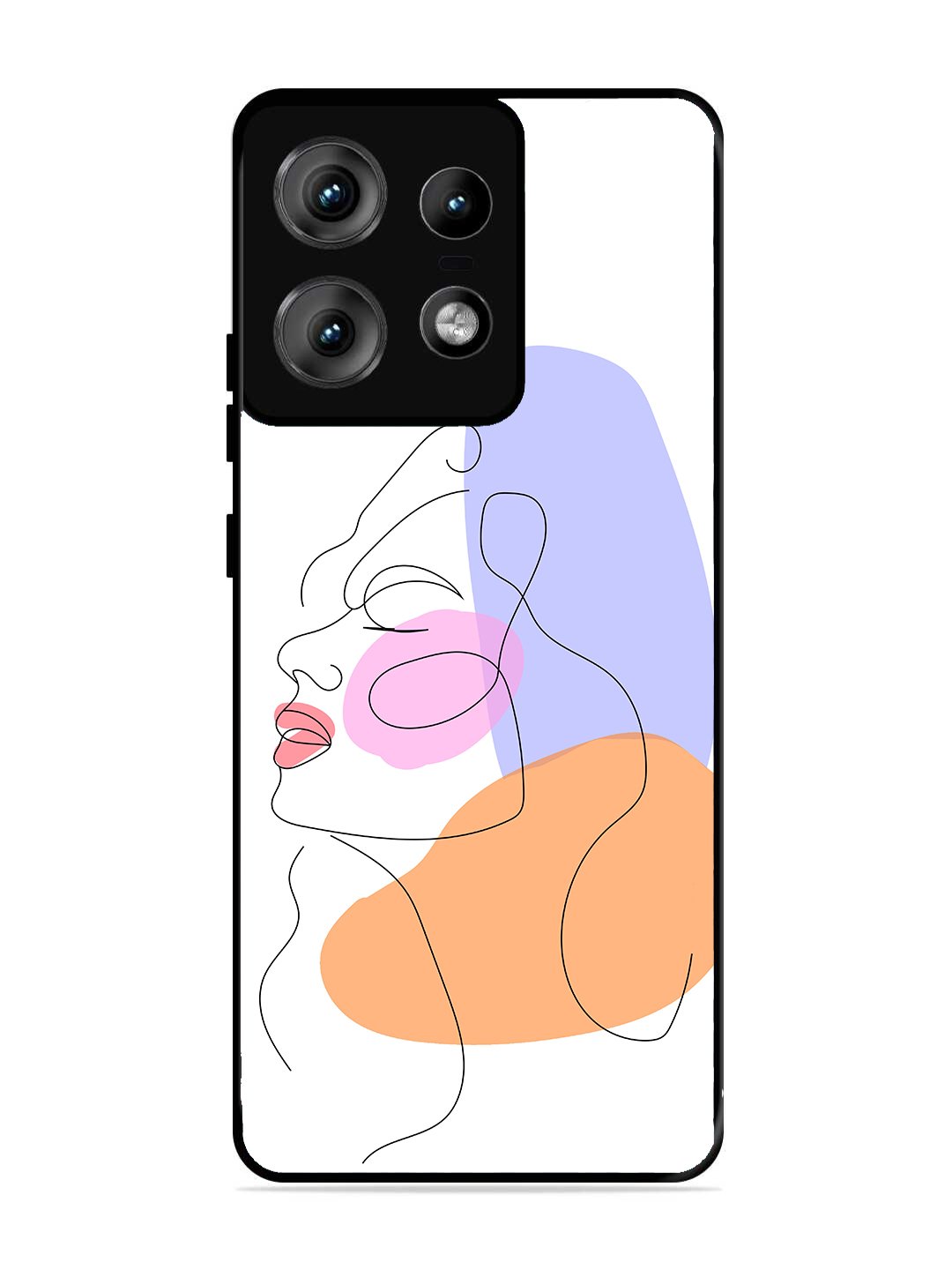 Motorola Edge 50 Pro Line Art Girl Face