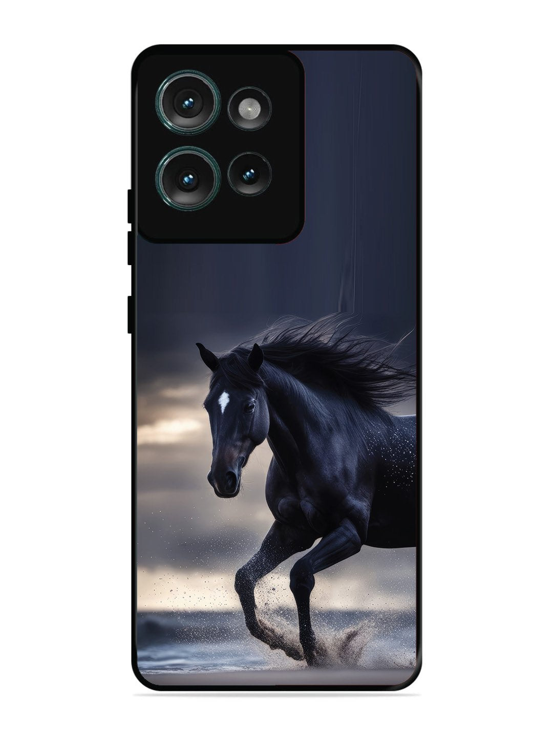 Motorola Edge 50 black-horse-animal