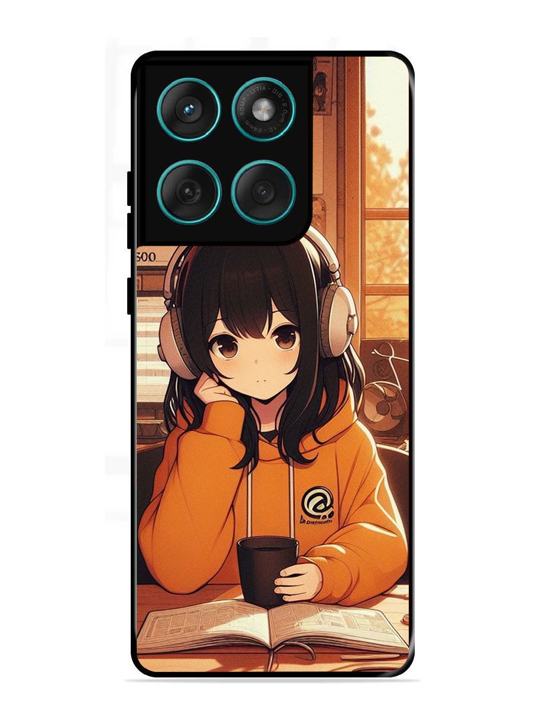 Motorola Edge 60 Fusion Cute Girl listening Music