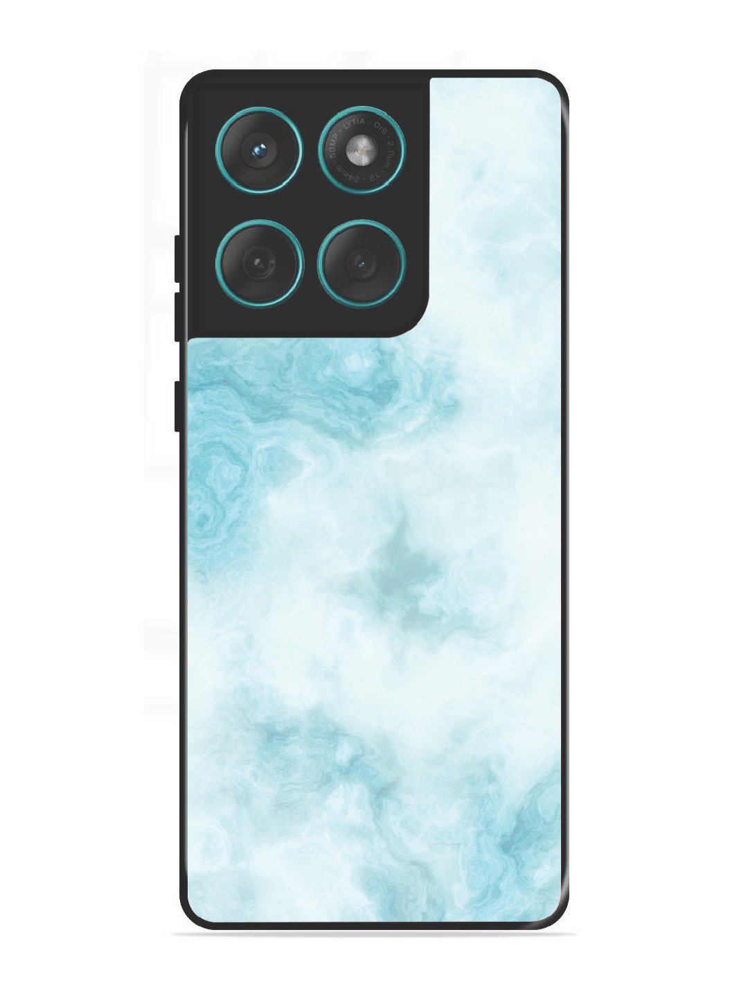 Motorola Edge 60 Fusion Light Blue with White Ocean Marble