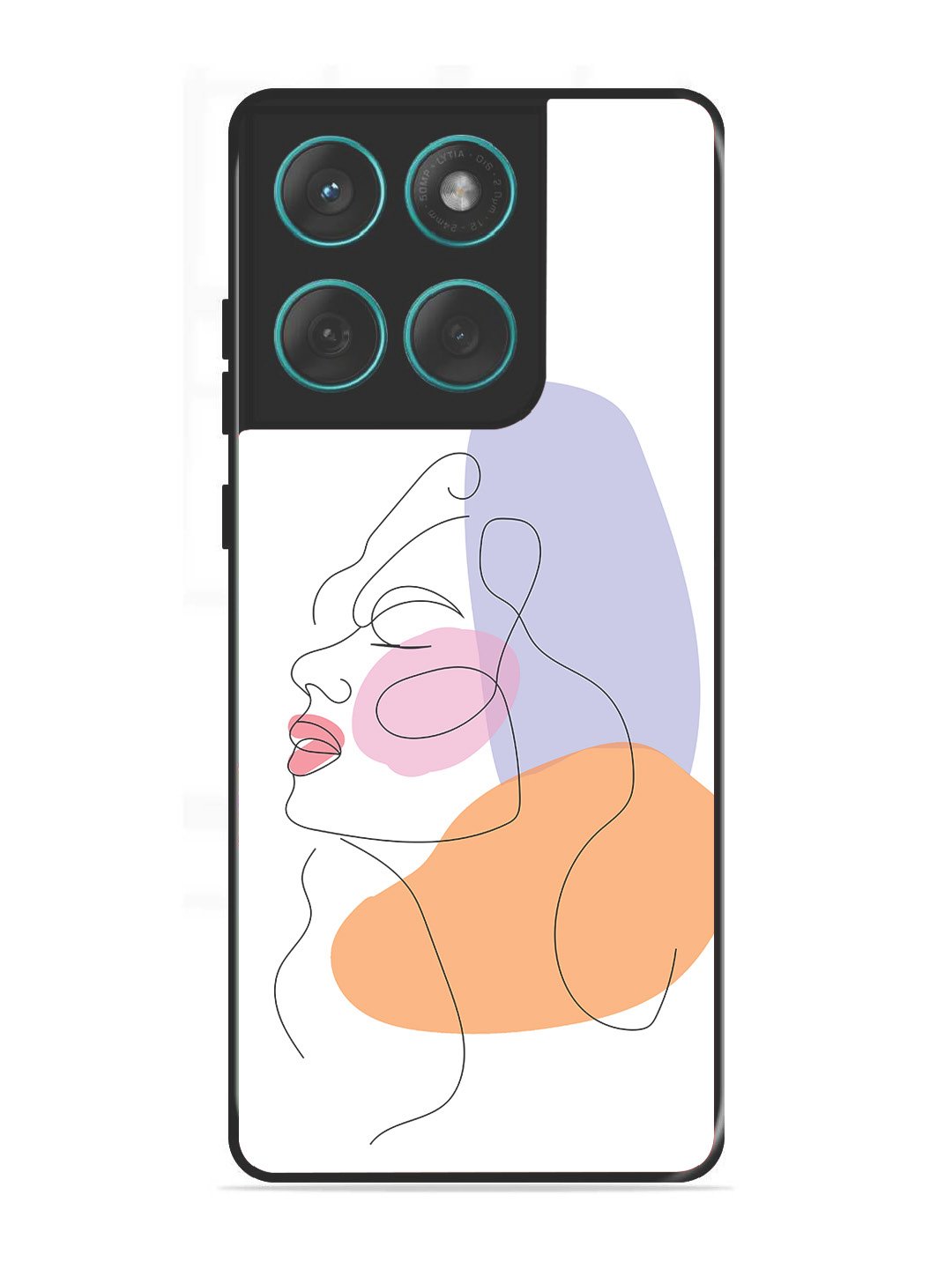 Motorola Edge 60 Fusion Line Art Girl Face