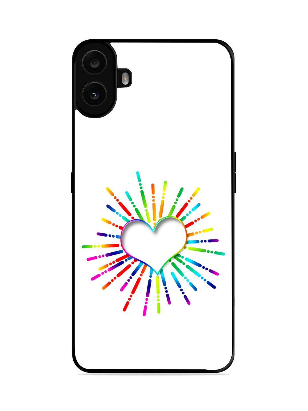 Nothing CMF Phone 1 Colourful Heart on White