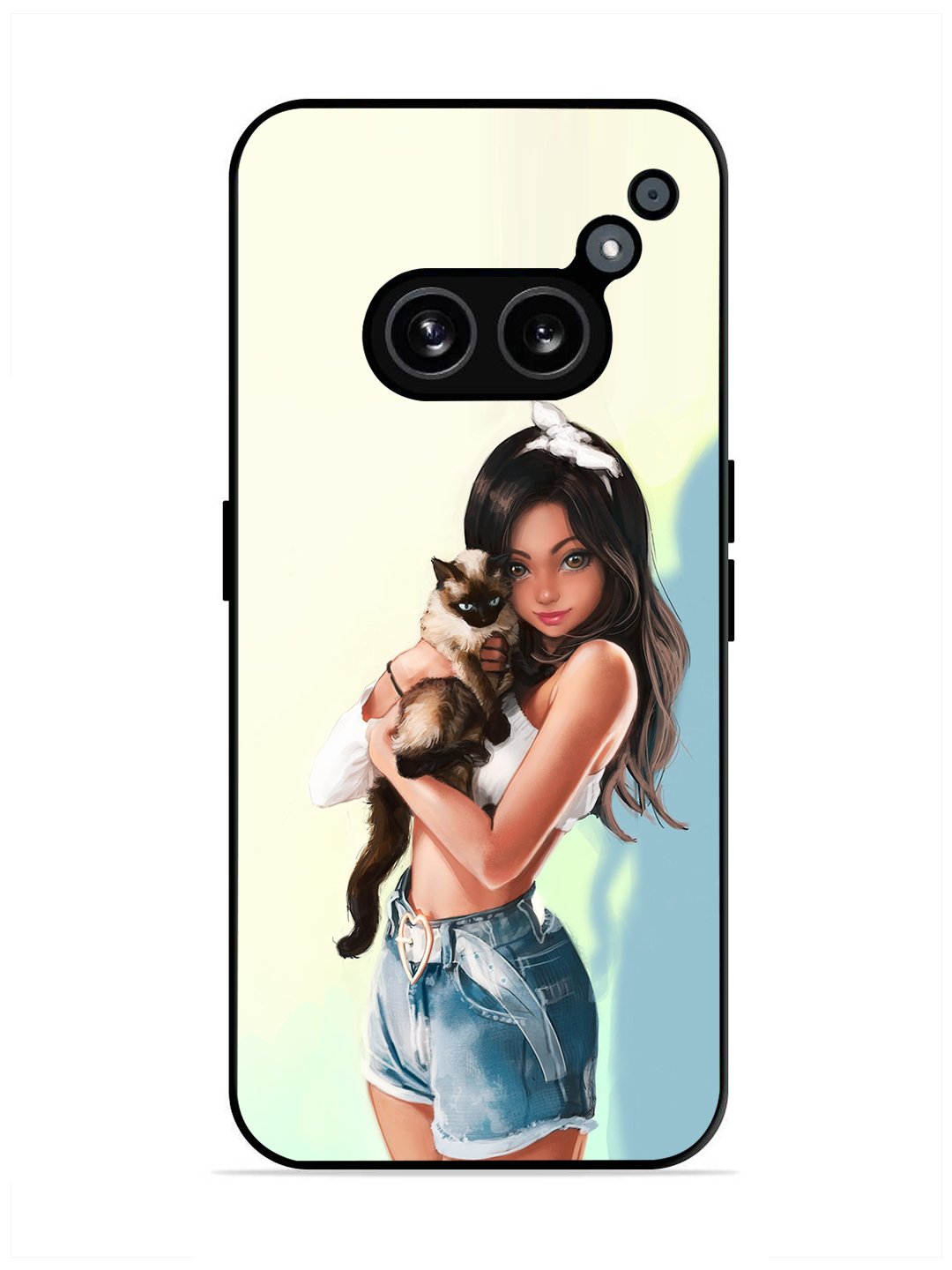 Nothing Phone 2a 5G Cute Girl with Cat