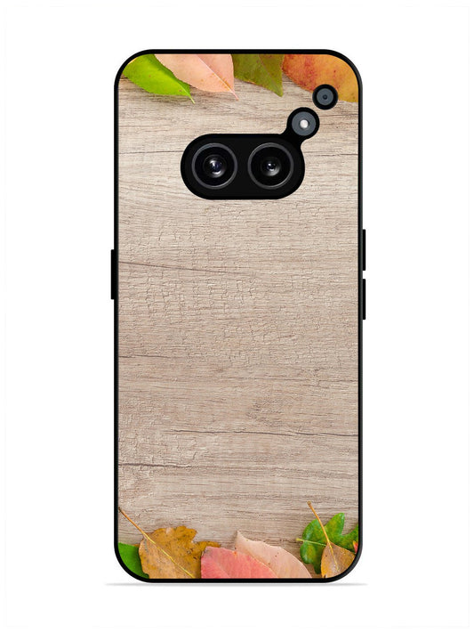 Nothing Phone 2a 5G Autumn Leafs On Wooden Table