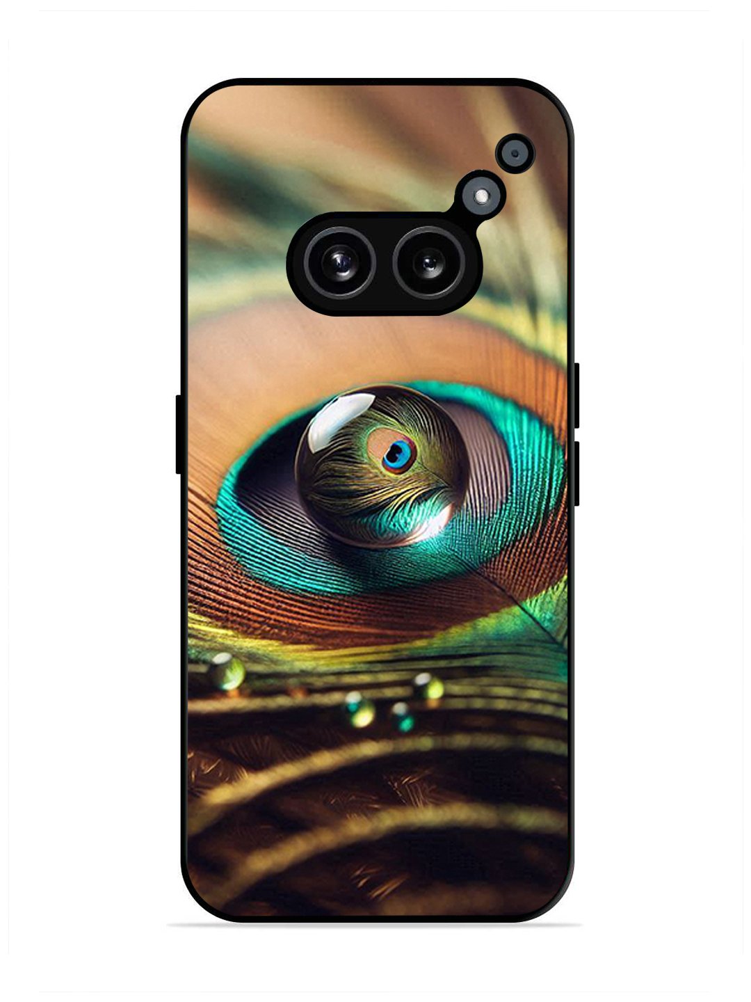 Nothing Phone 2a 5G Water Drop On Peacock Feather