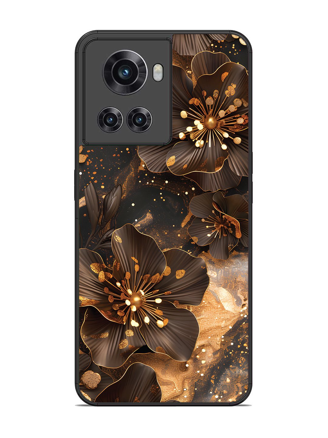 OnePlus 10R Golden Flowars