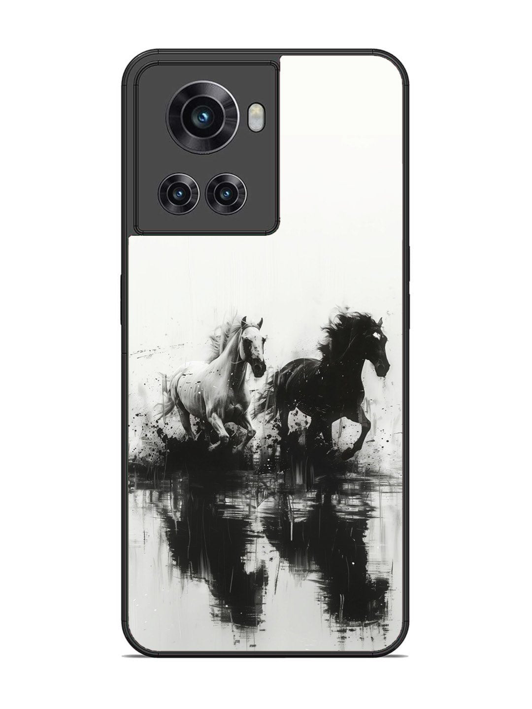 OnePlus 10R Black & White Horse