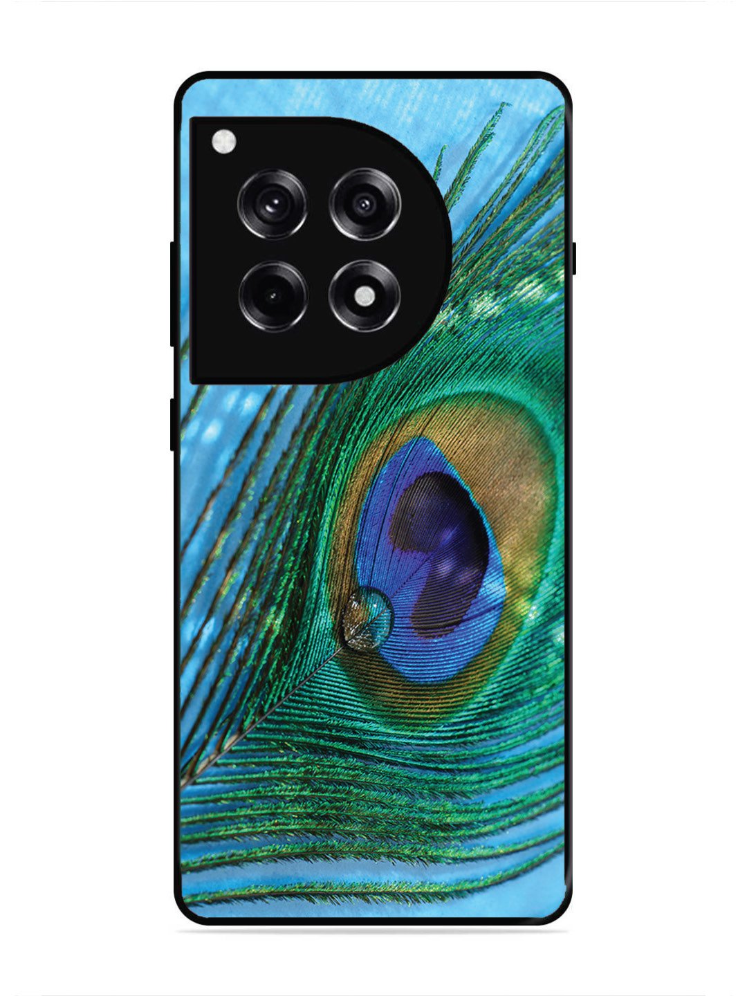 OnePlus 12R A drop on Peacock Feather
