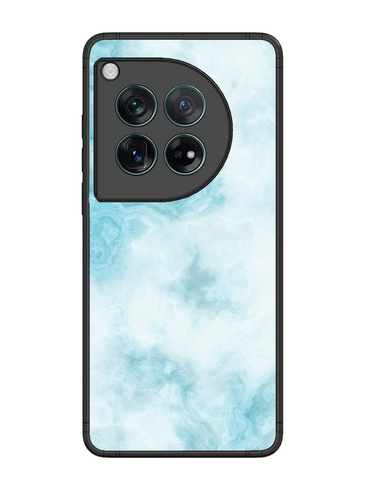 OnePlus 12 Light Blue with White Ocean Marble